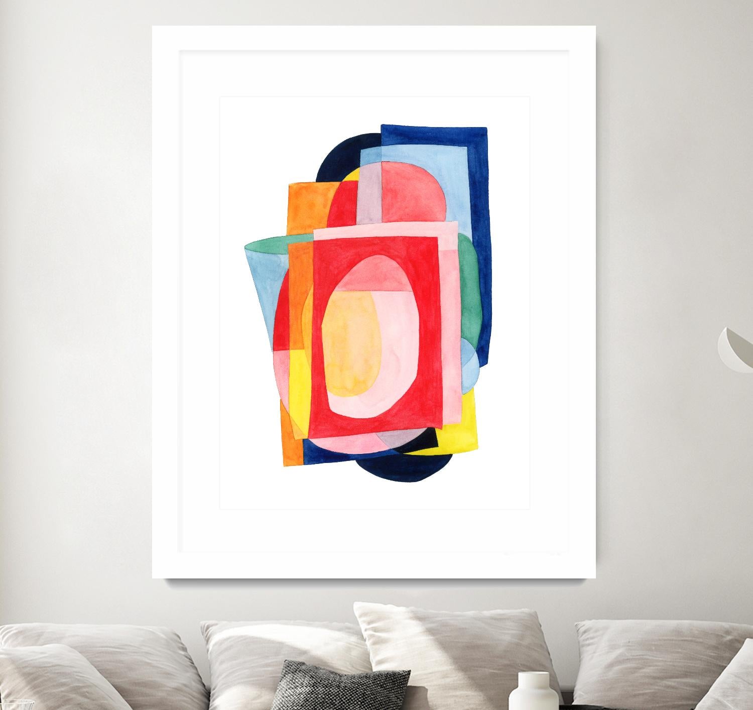 Launder I by Grace Popp on GIANT ART - brights abstract