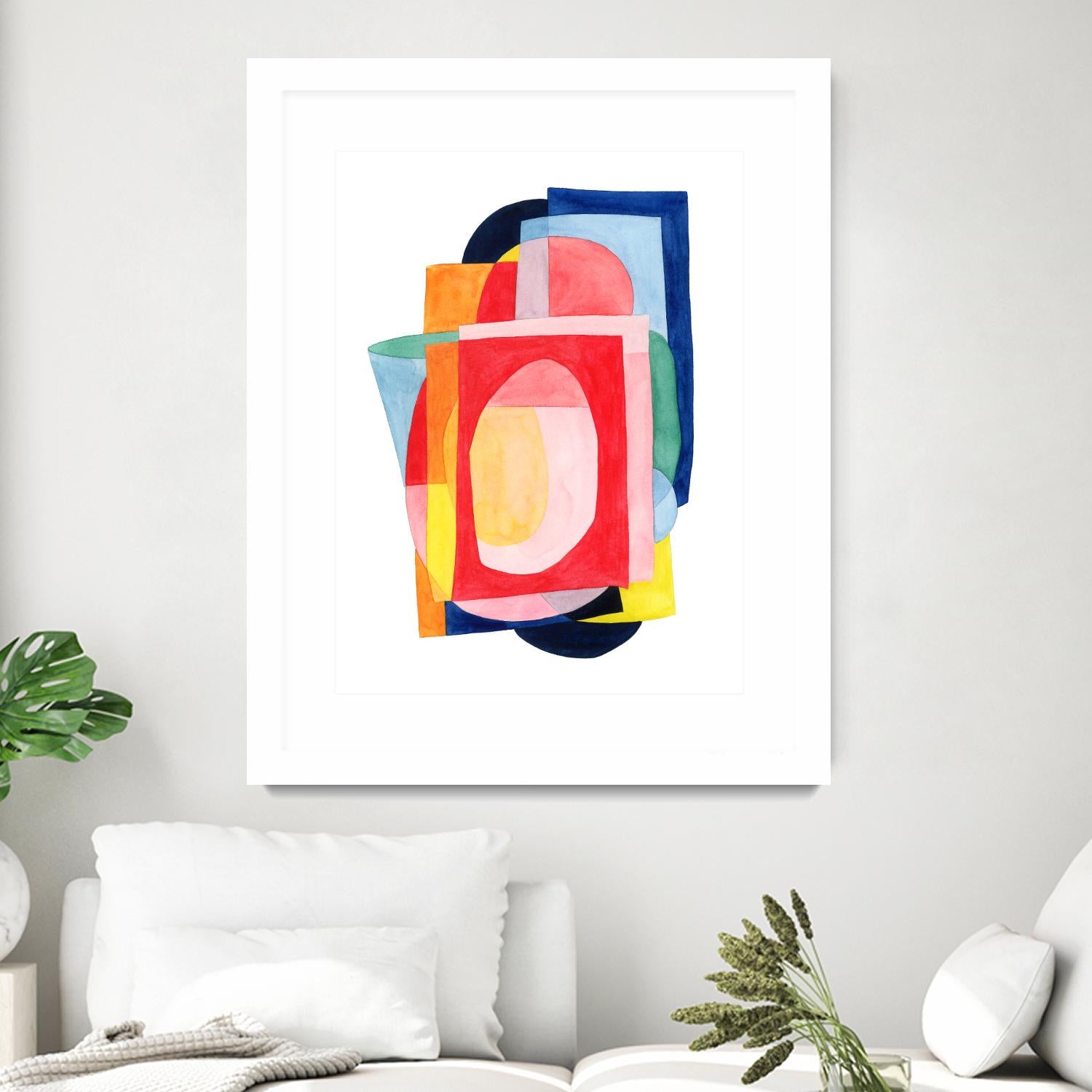 Launder I by Grace Popp on GIANT ART - brights abstract