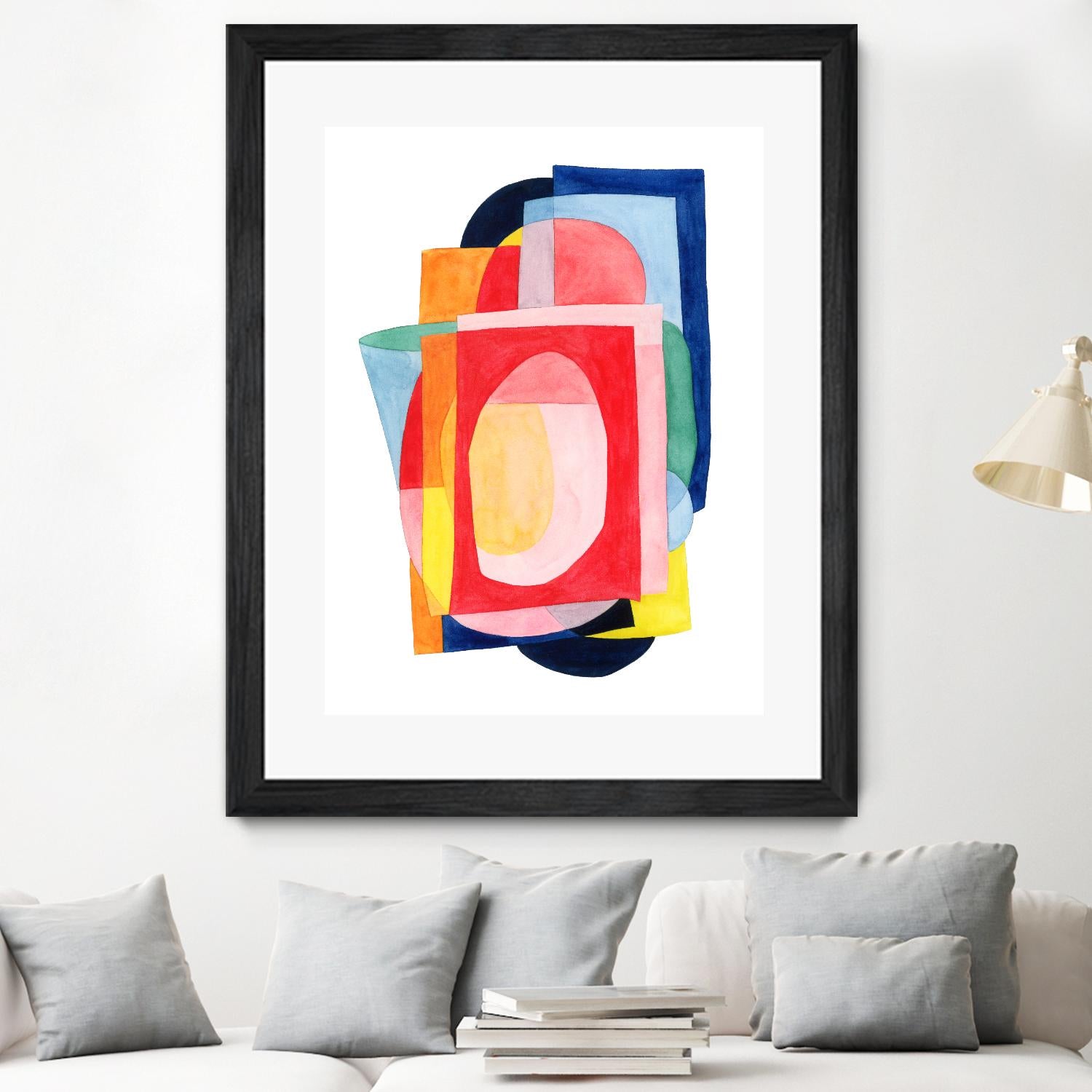 Launder I by Grace Popp on GIANT ART - brights abstract
