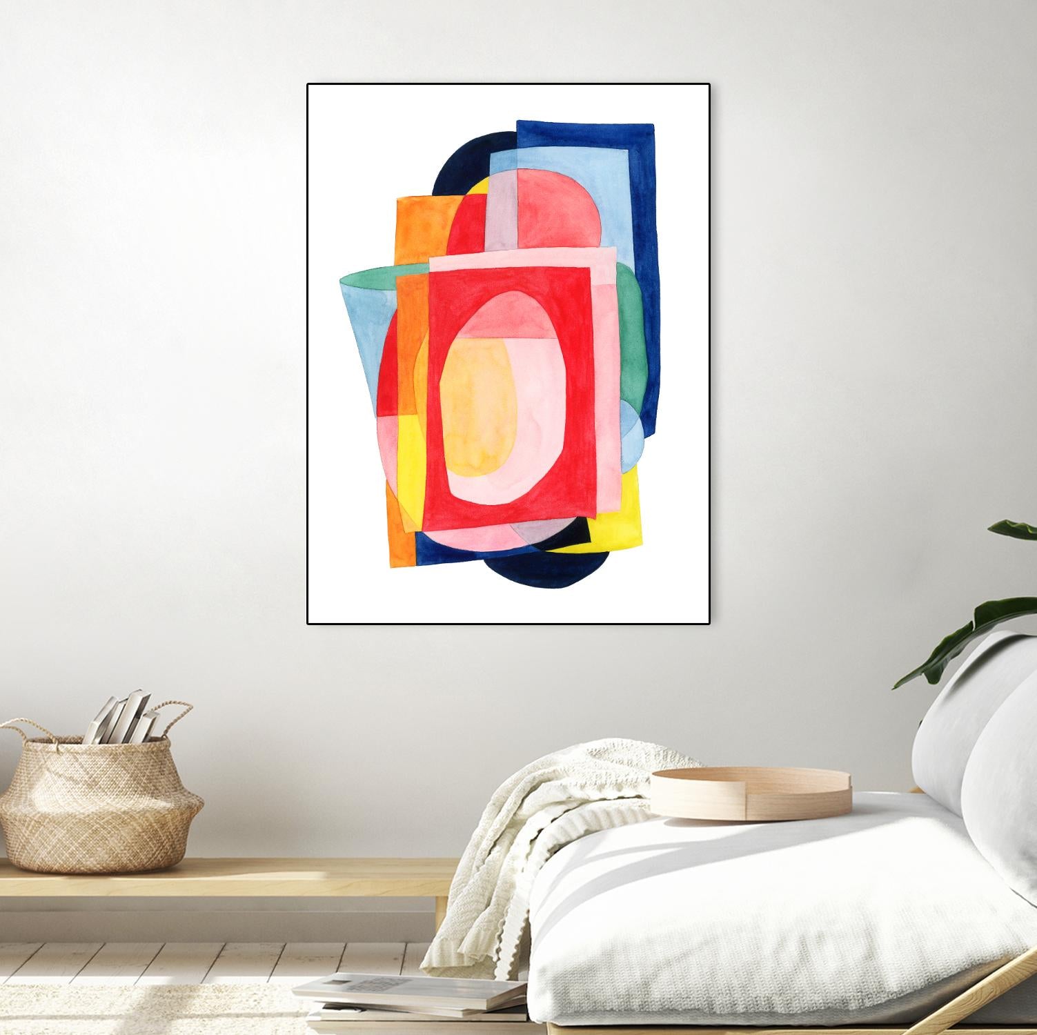 Launder I by Grace Popp on GIANT ART - brights abstract