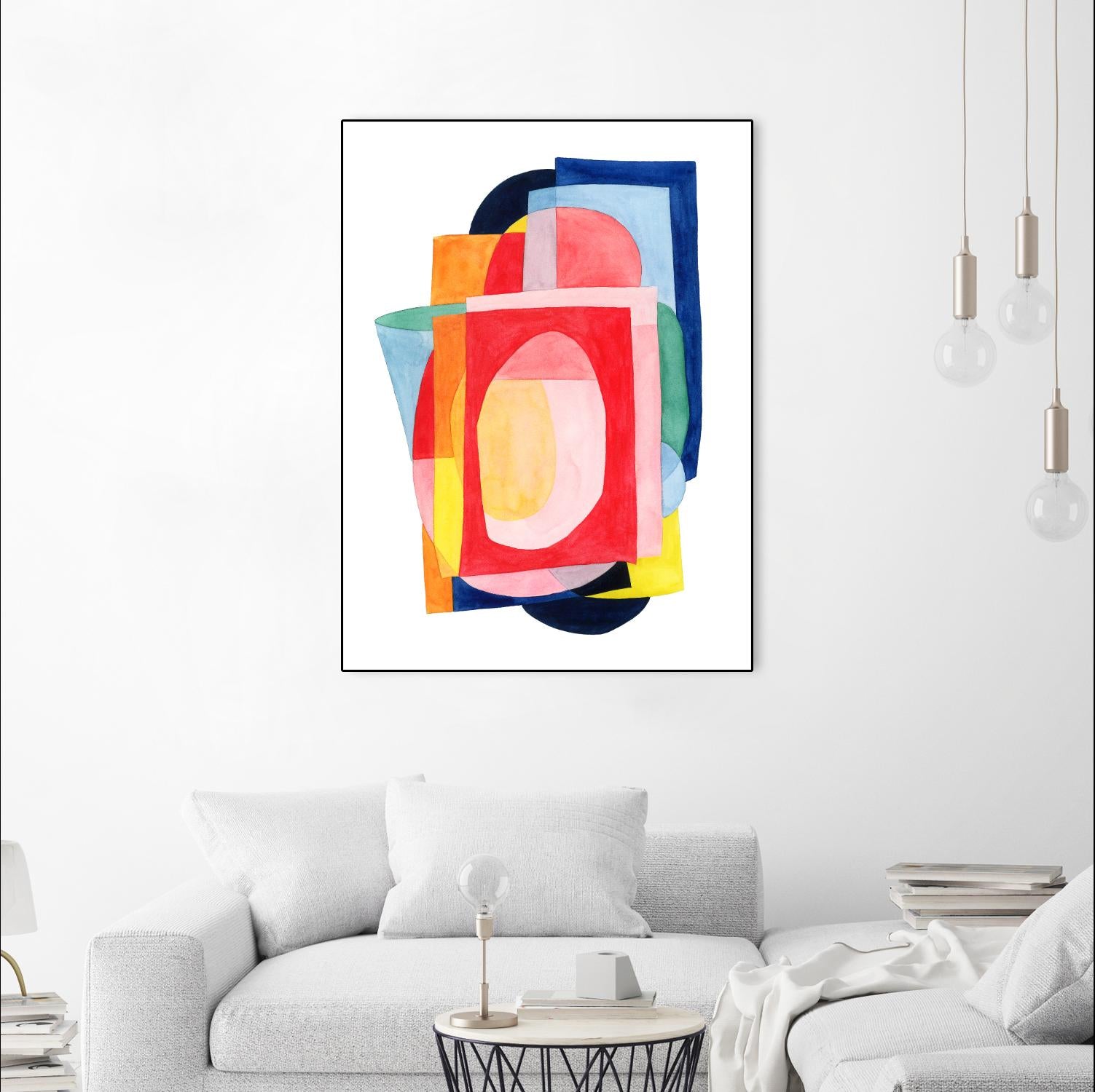 Launder I by Grace Popp on GIANT ART - brights abstract