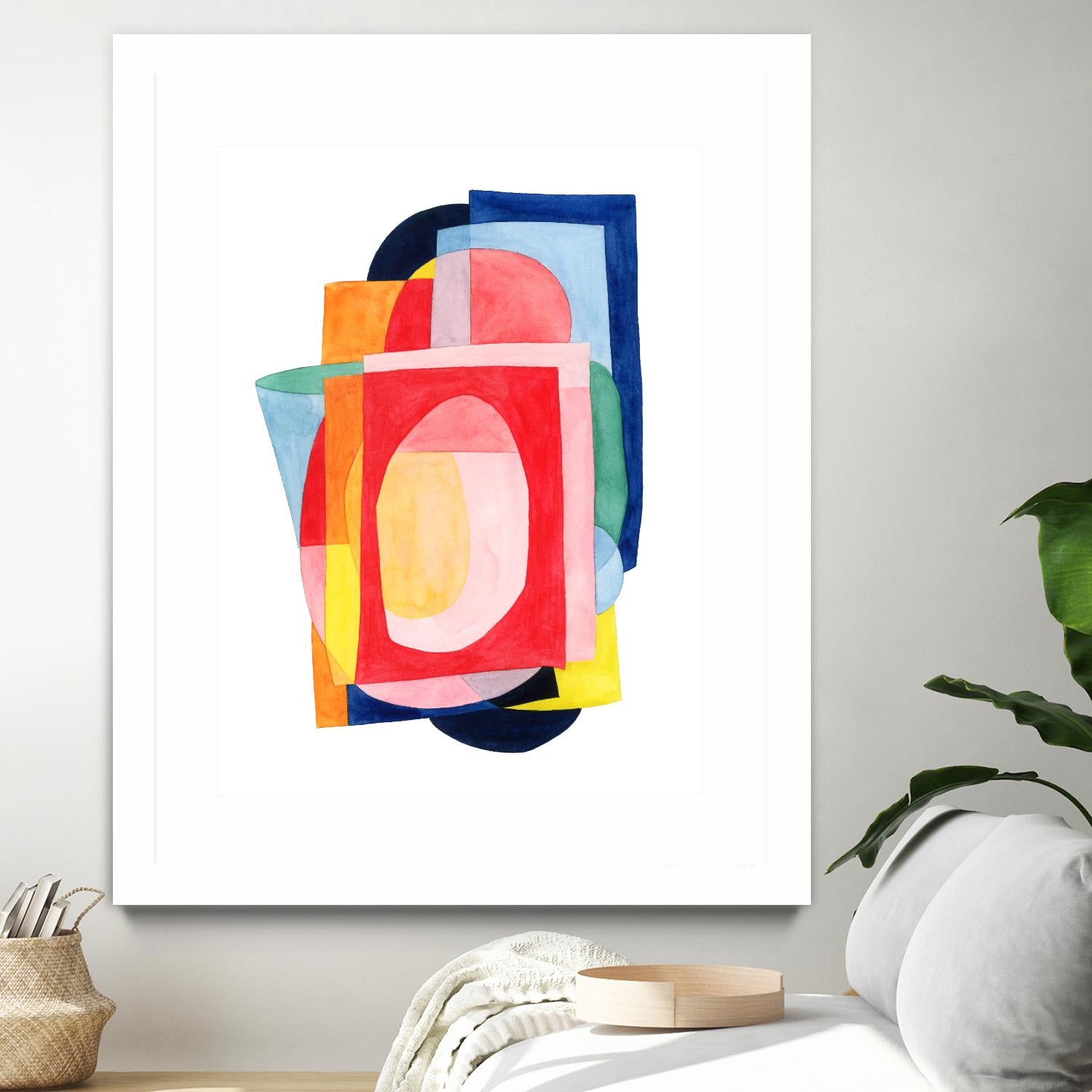Launder I by Grace Popp on GIANT ART - brights abstract