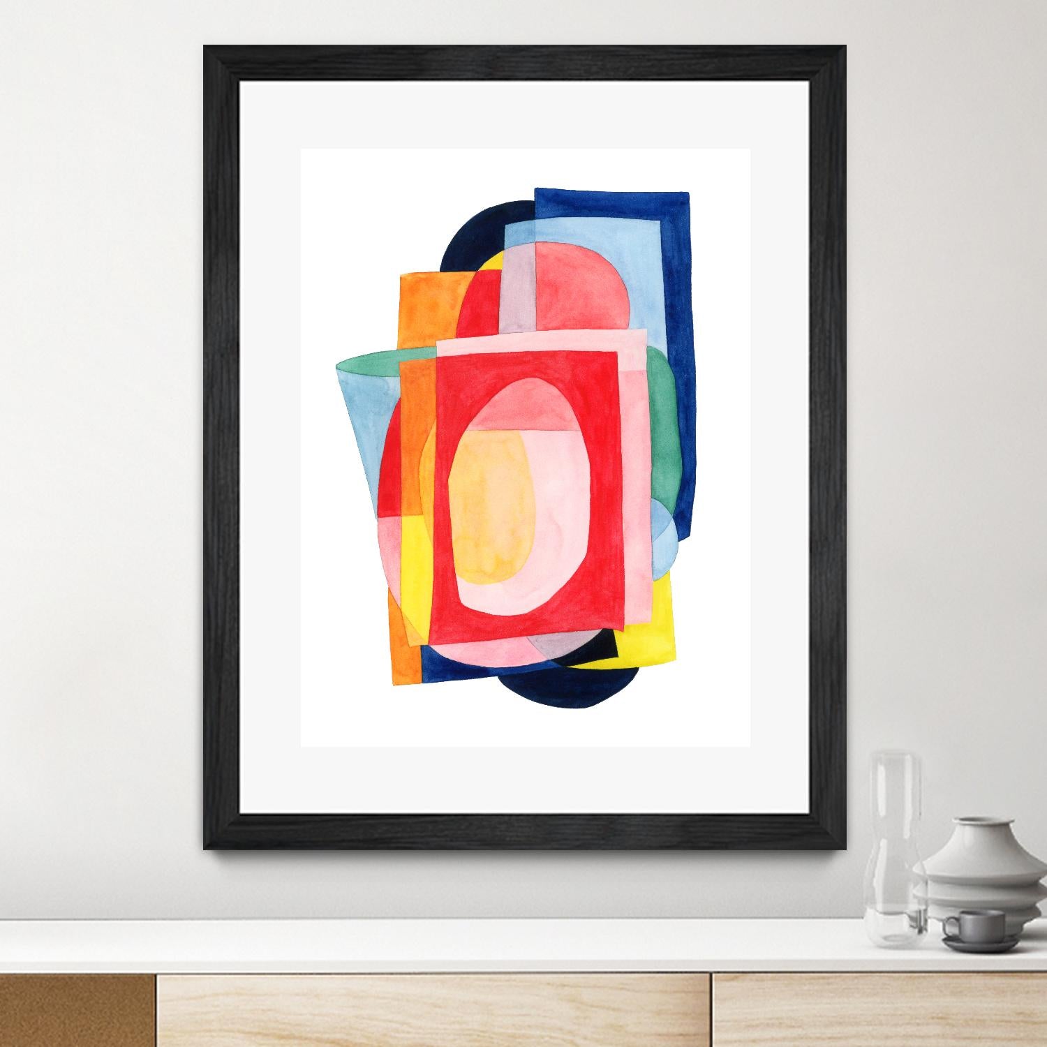 Launder I by Grace Popp on GIANT ART - brights abstract