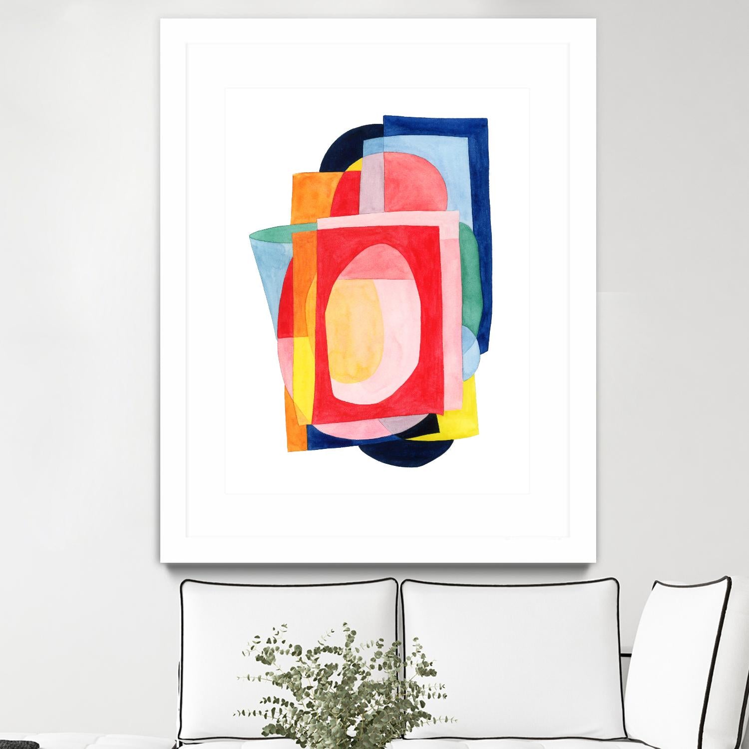 Launder I by Grace Popp on GIANT ART - brights abstract