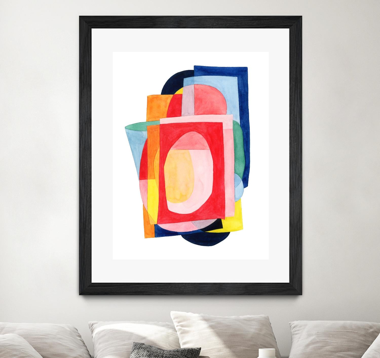 Launder I by Grace Popp on GIANT ART - brights abstract