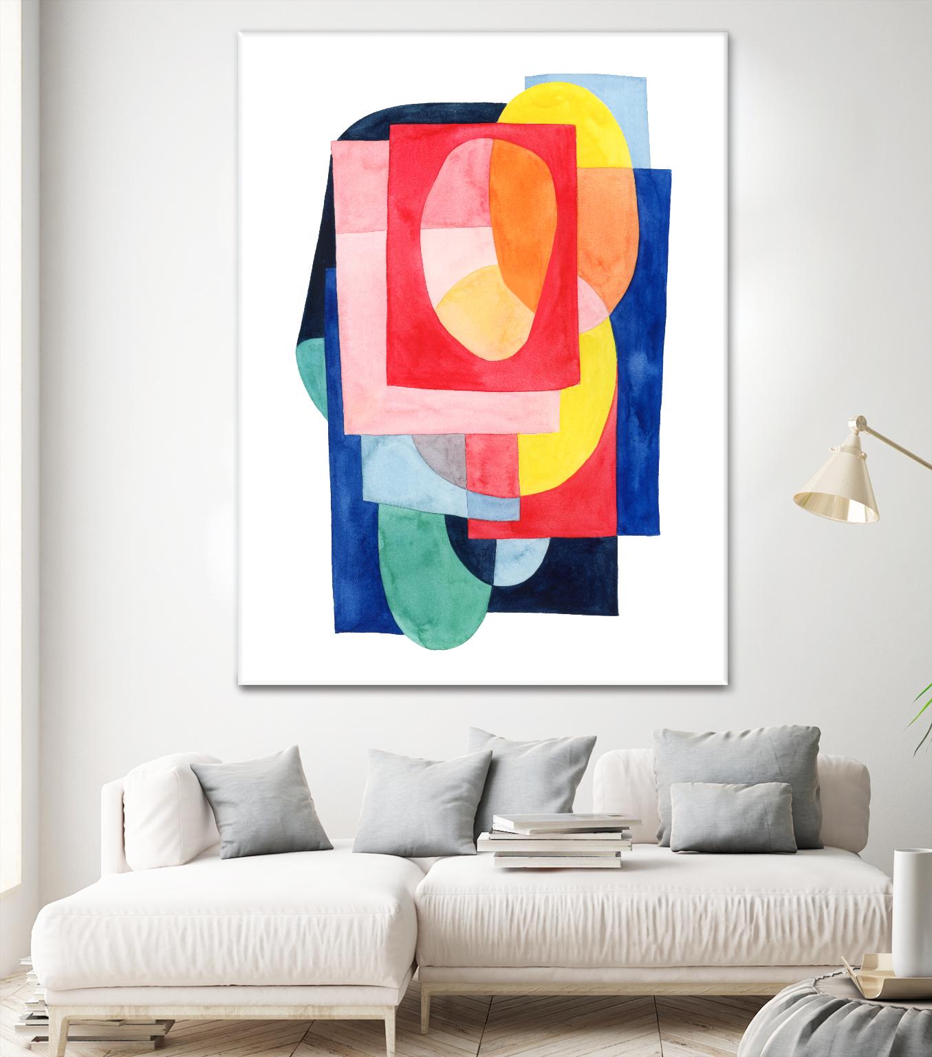 Launder II by Grace Popp on GIANT ART - brights abstract