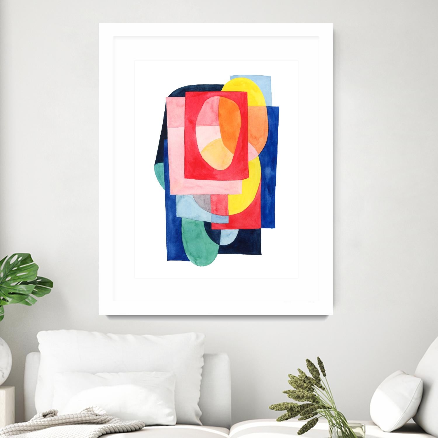 Launder II by Grace Popp on GIANT ART - brights abstract
