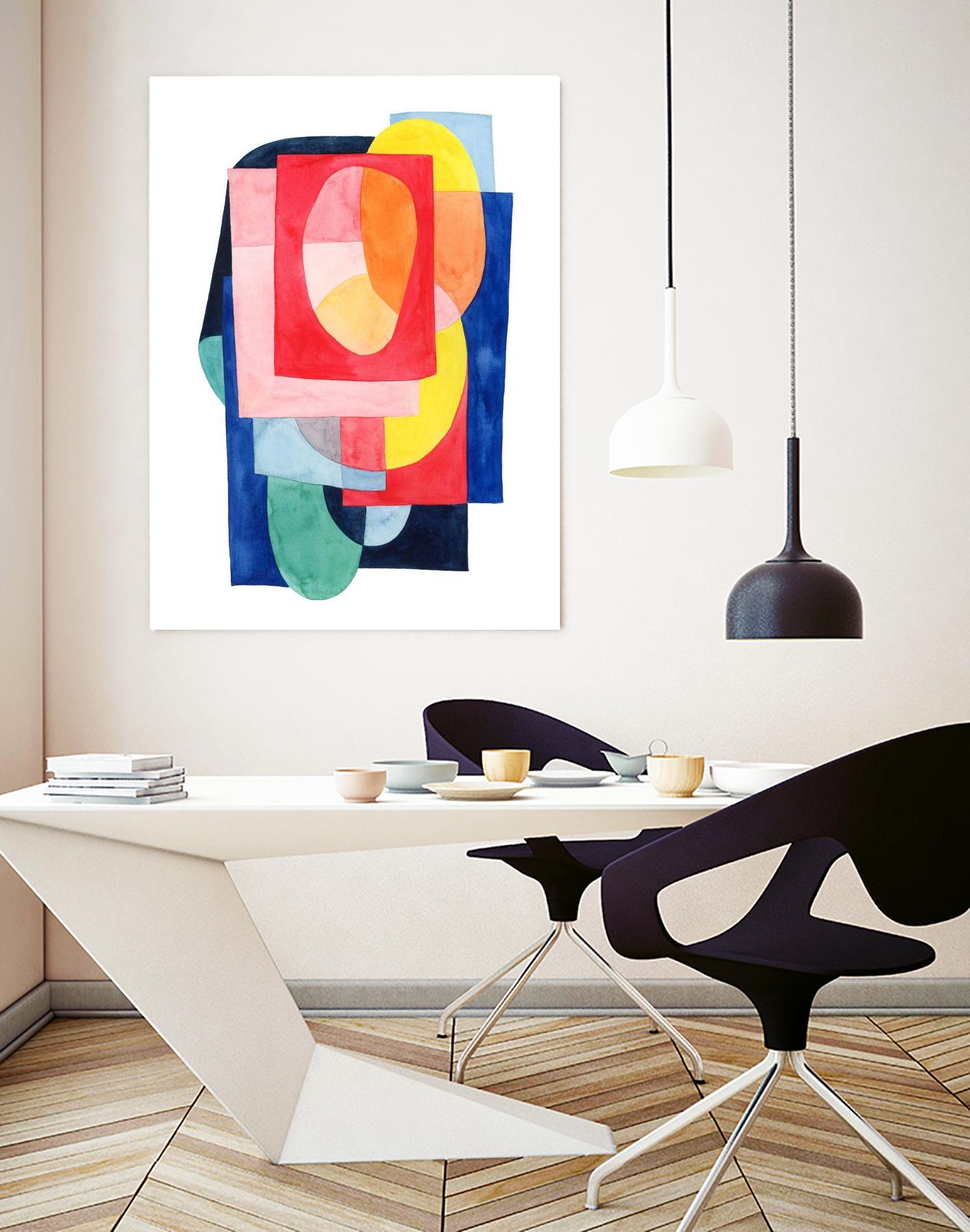 Launder II by Grace Popp on GIANT ART - brights abstract