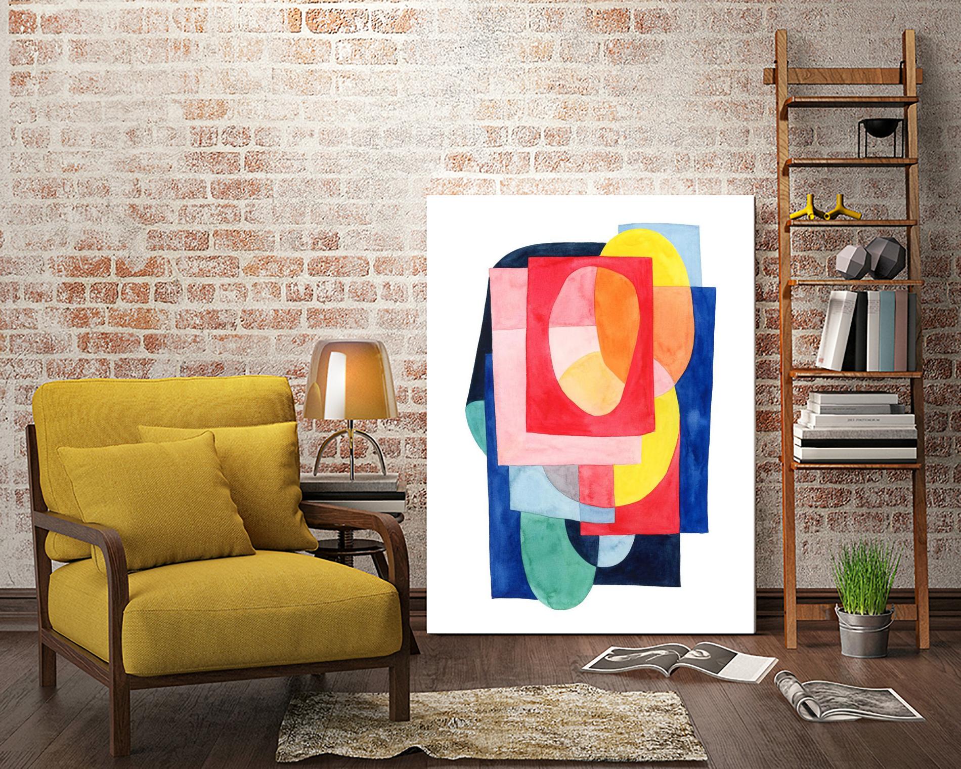 Launder II by Grace Popp on GIANT ART - brights abstract