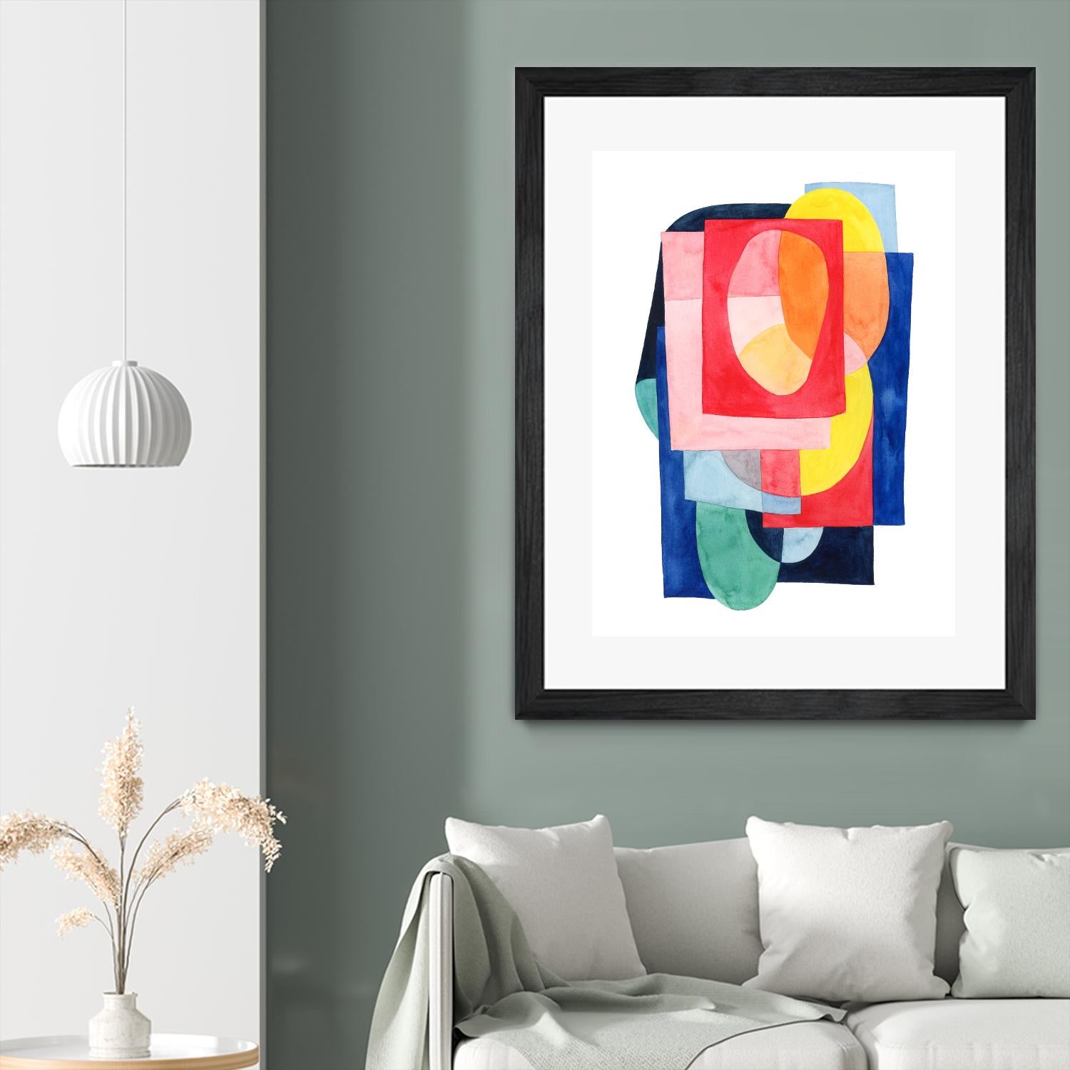 Launder II by Grace Popp on GIANT ART - brights abstract