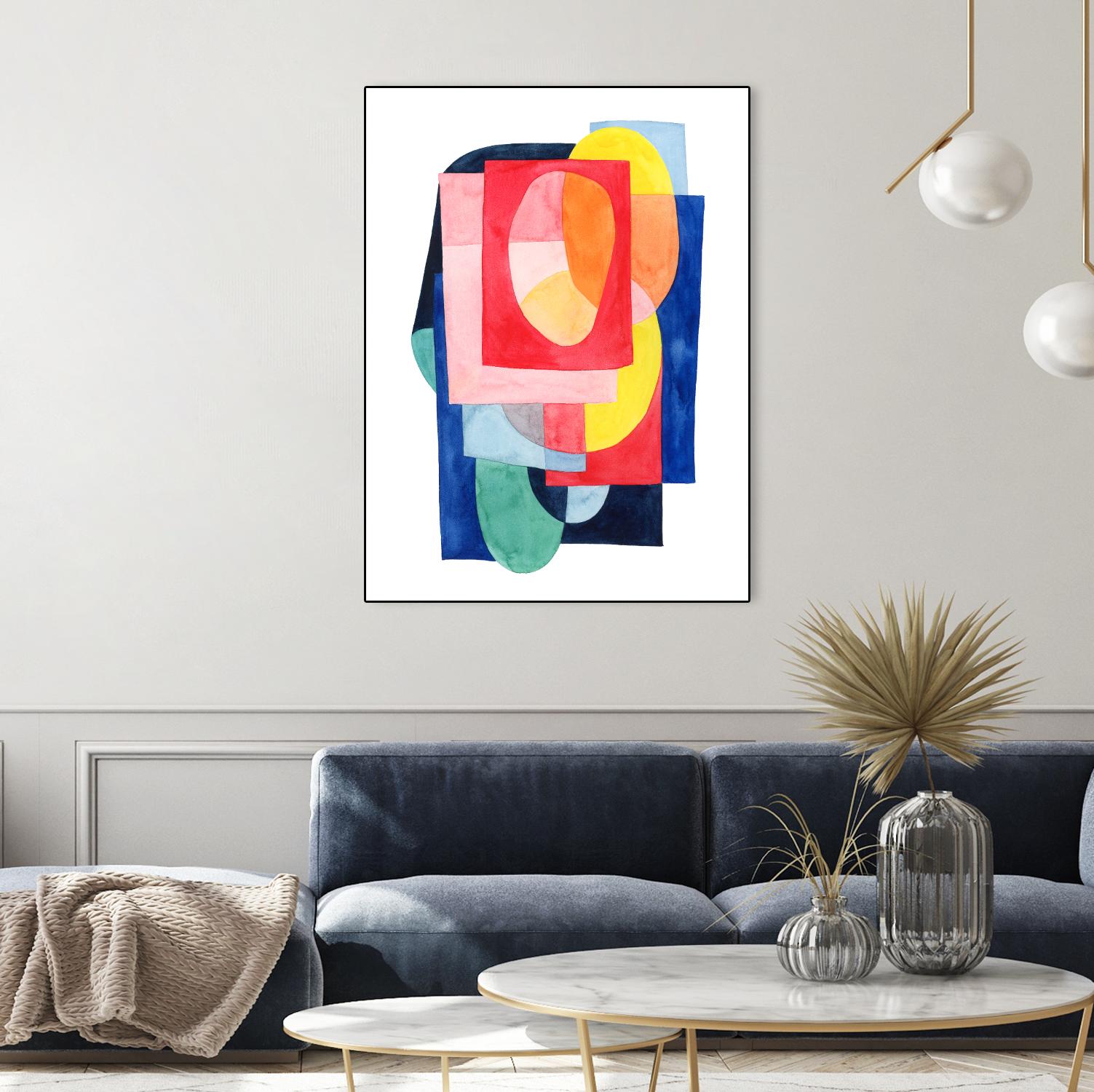 Launder II by Grace Popp on GIANT ART - brights abstract