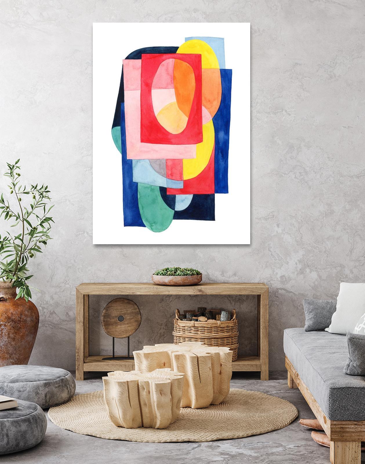 Launder II by Grace Popp on GIANT ART - brights abstract