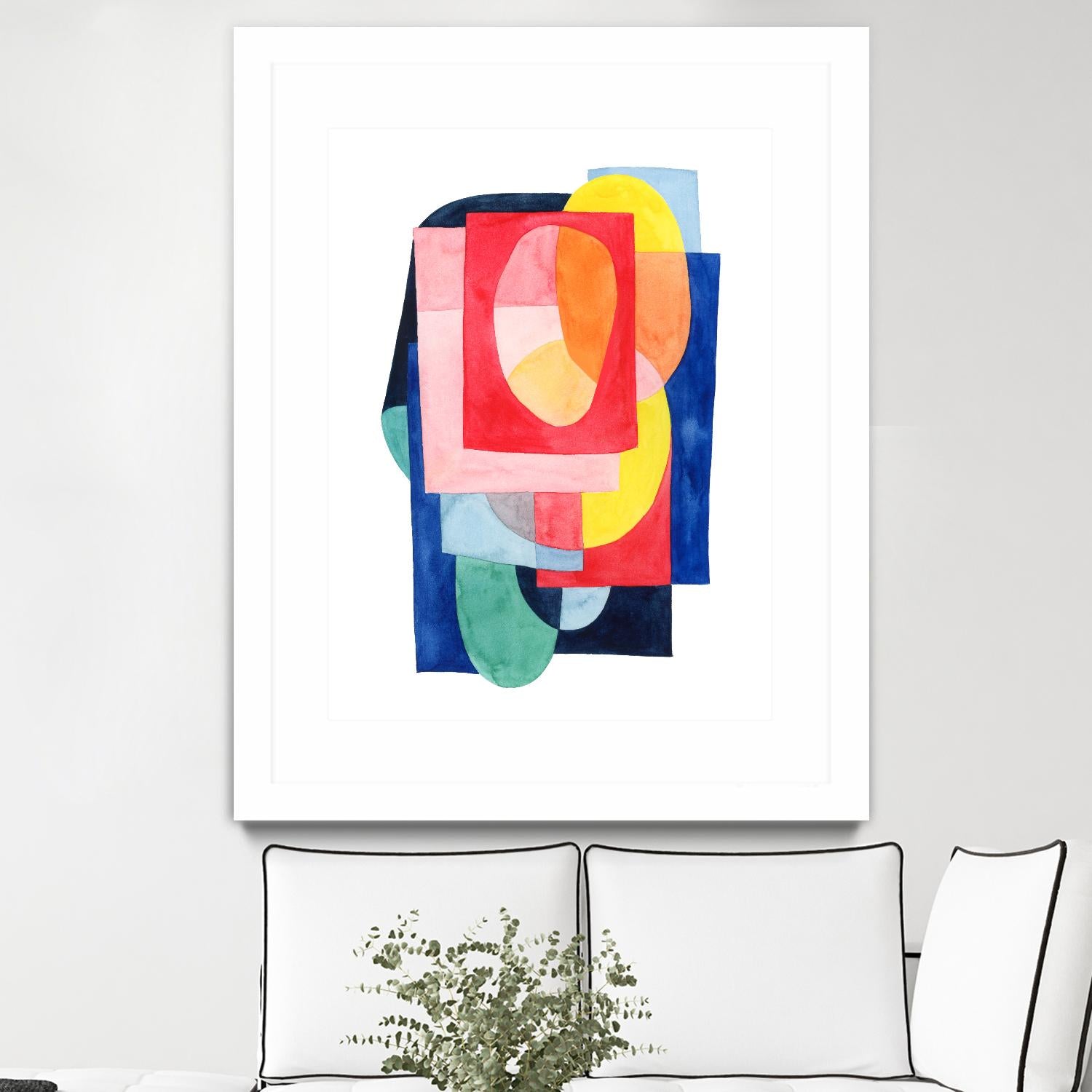 Launder II by Grace Popp on GIANT ART - brights abstract