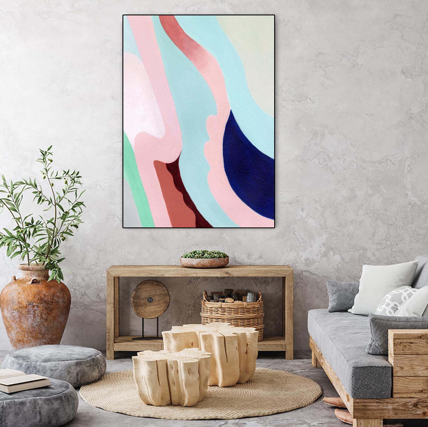 Pastel Highlands II by Grace Popp on GIANT ART - pastels abstract