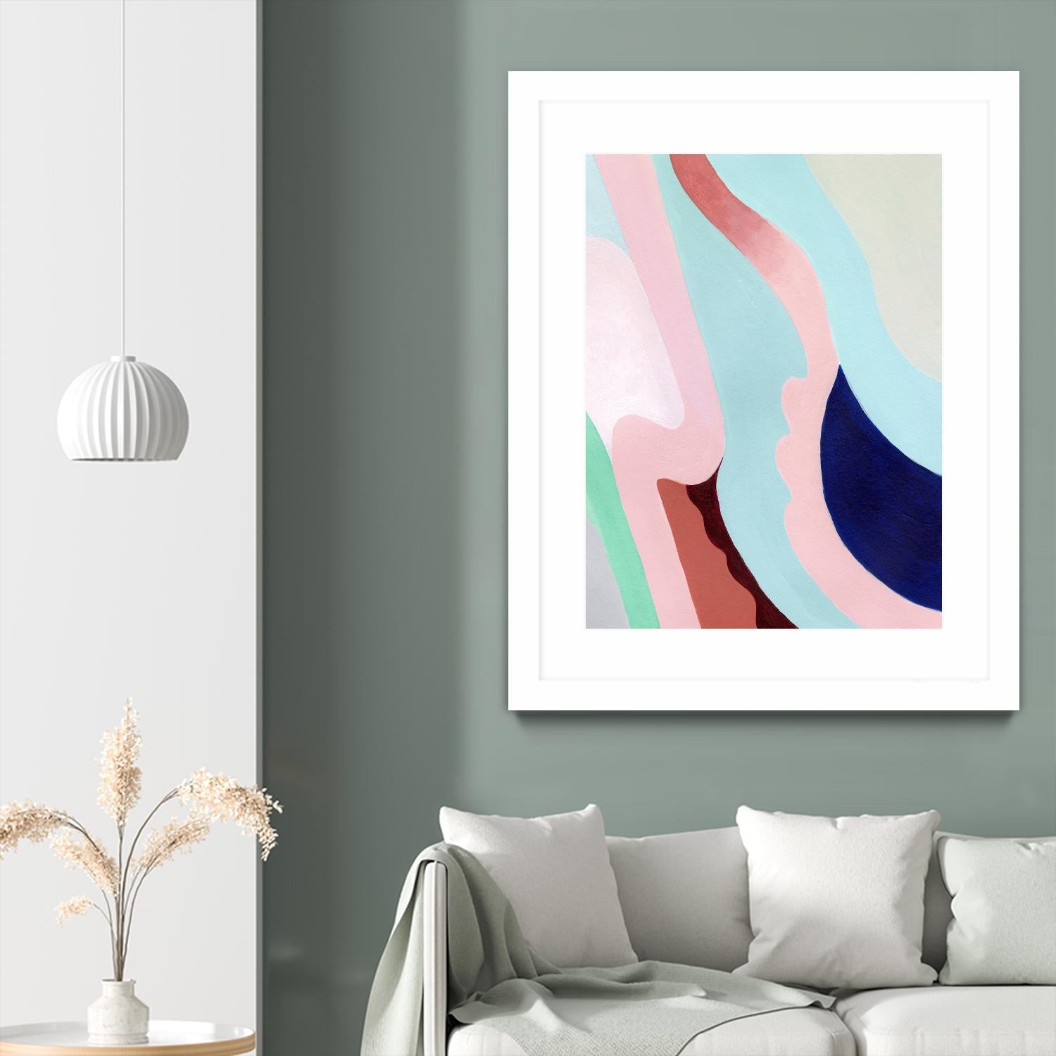 Pastel Highlands II by Grace Popp on GIANT ART - pastels abstract