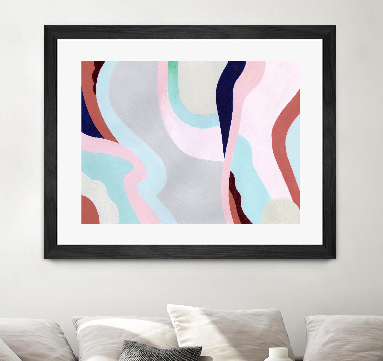 Pastel Highlands VI by Grace Popp on GIANT ART - pastels abstract