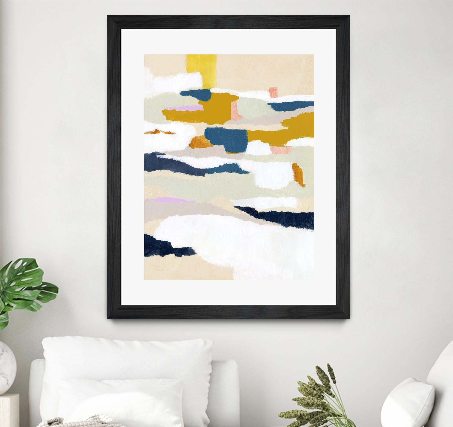 Woven Together II by Victoria Borges on GIANT ART - pastels abstract