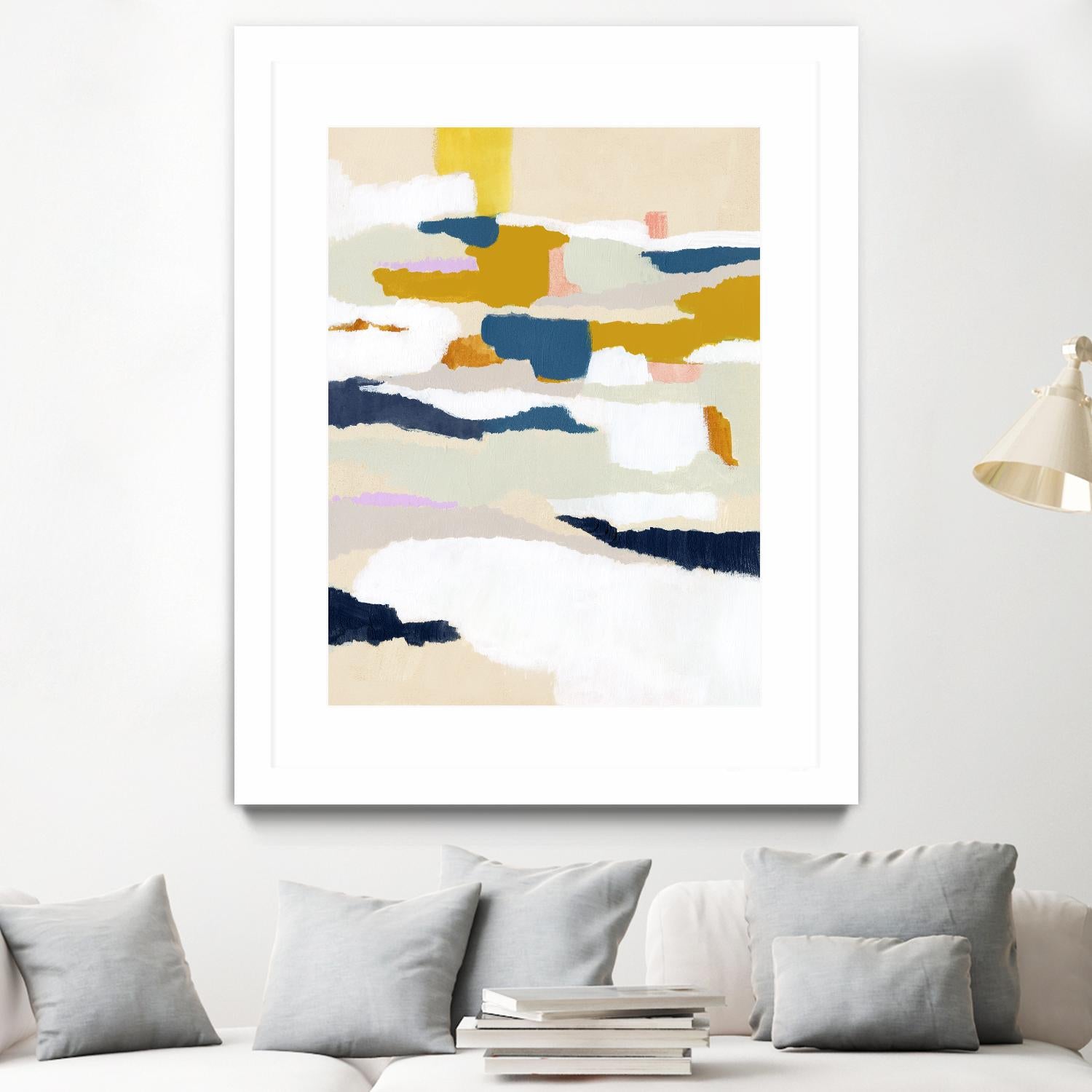 Woven Together II by Victoria Borges on GIANT ART - pastels abstract