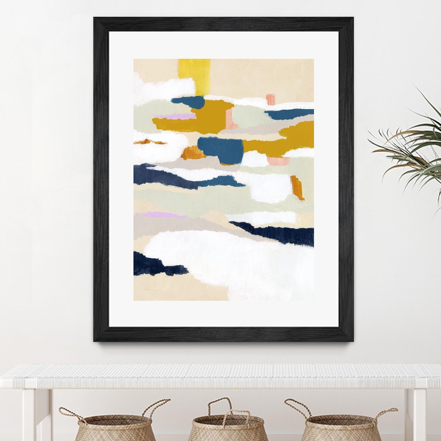 Woven Together II by Victoria Borges on GIANT ART - pastels abstract