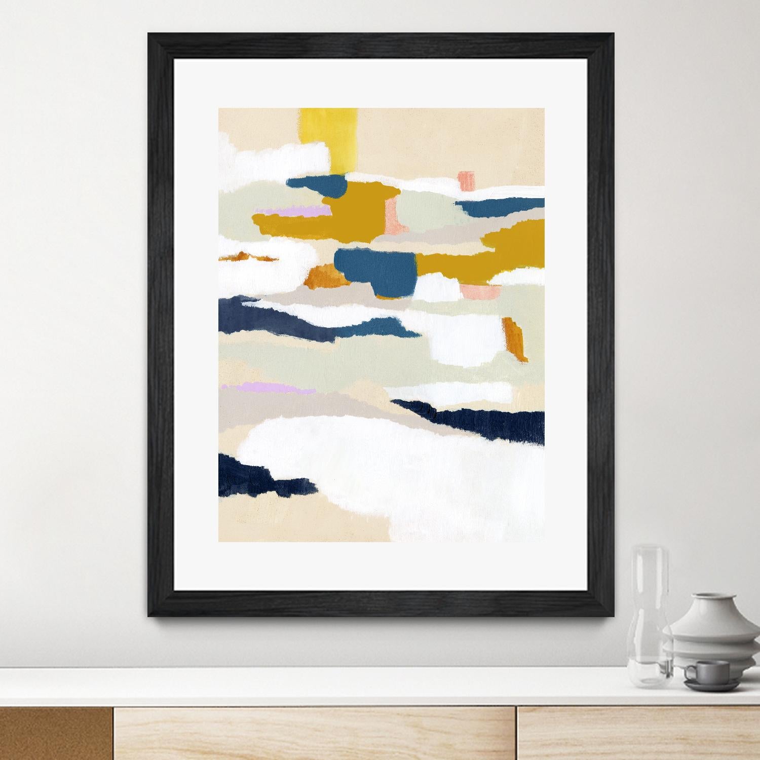 Woven Together II by Victoria Borges on GIANT ART - pastels abstract