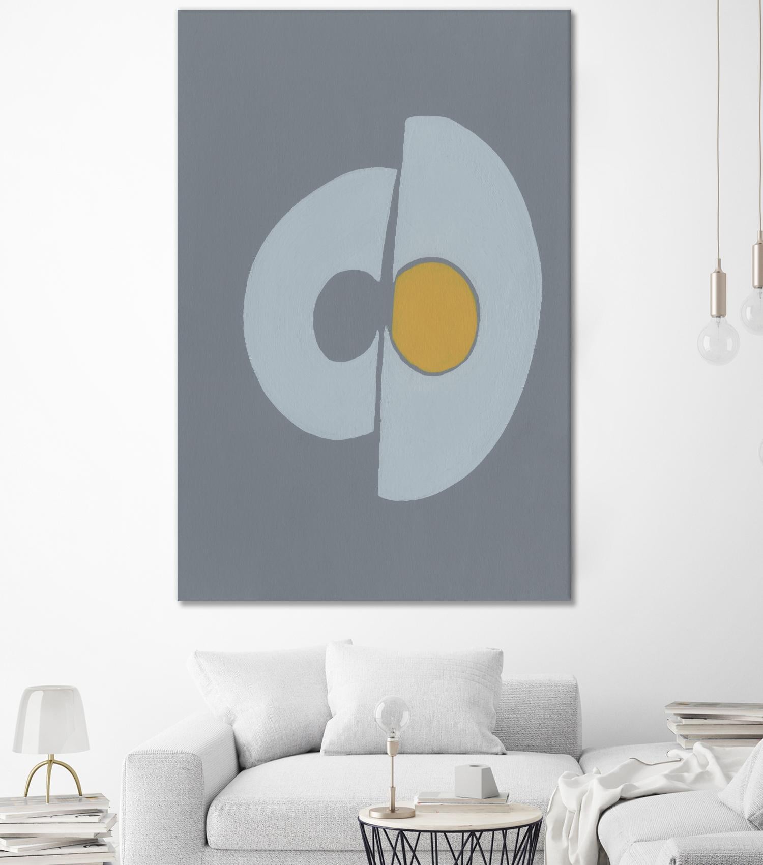 Quaternary Trilogy III by Regina Moore on GIANT ART - neutral abstract