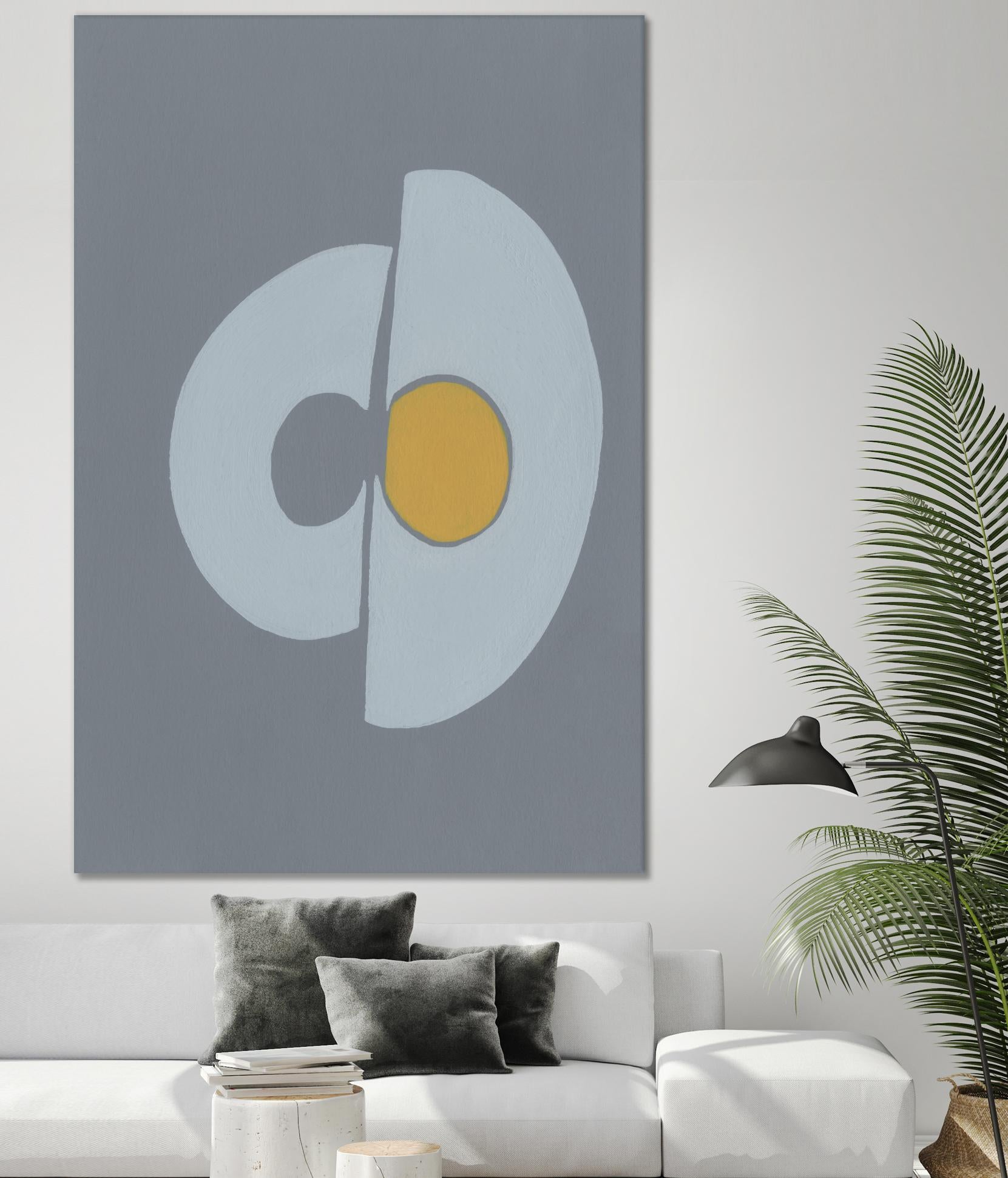 Quaternary Trilogy III by Regina Moore on GIANT ART - neutral abstract