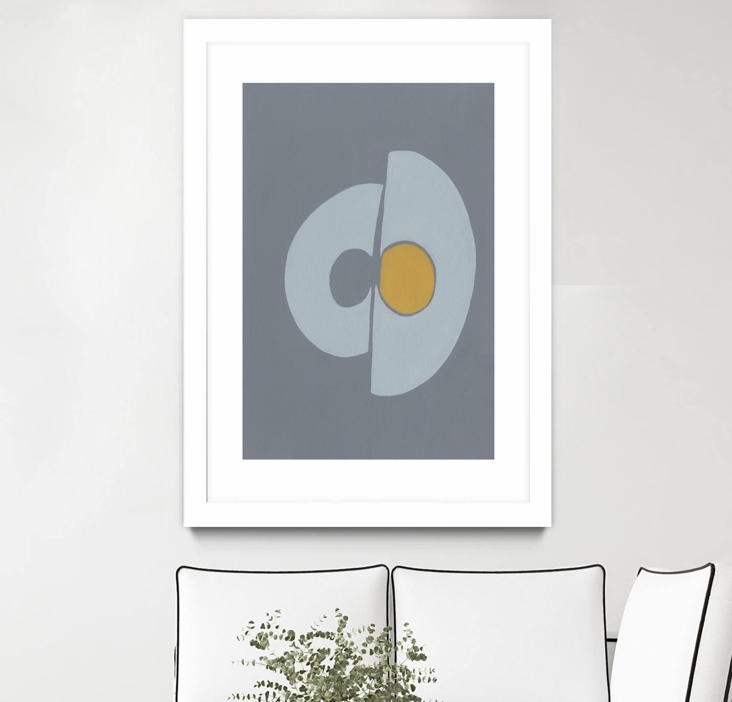 Quaternary Trilogy III by Regina Moore on GIANT ART - neutral abstract