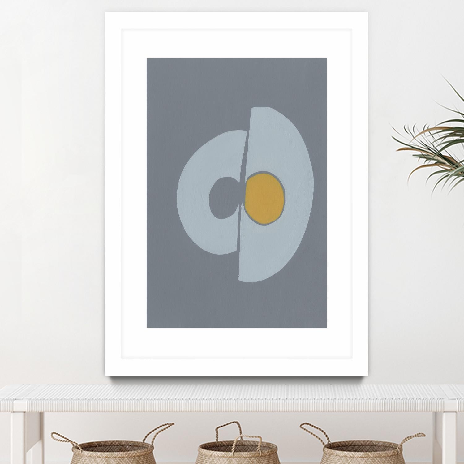 Quaternary Trilogy III by Regina Moore on GIANT ART - neutral abstract