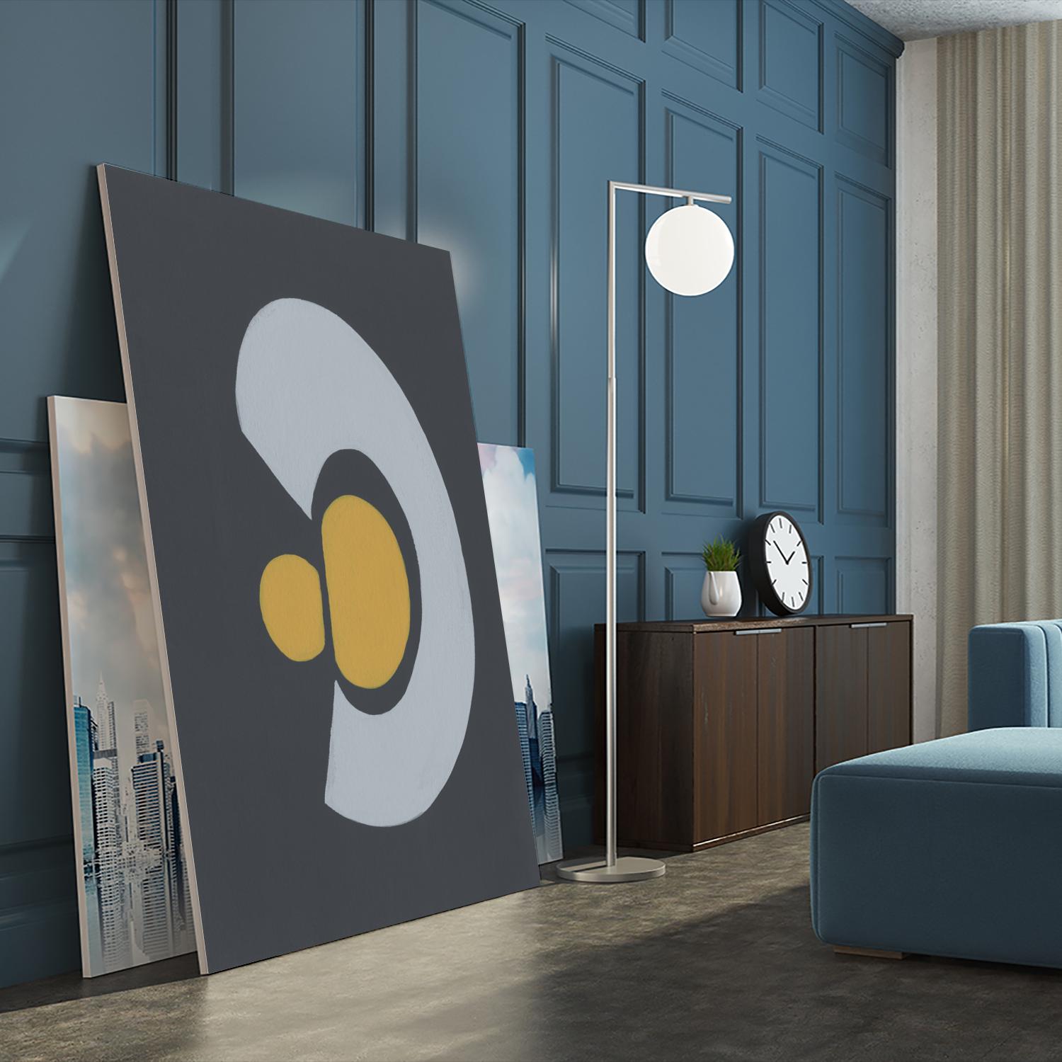 Quaternary Trilogy IV by Regina Moore on GIANT ART - neutral abstract