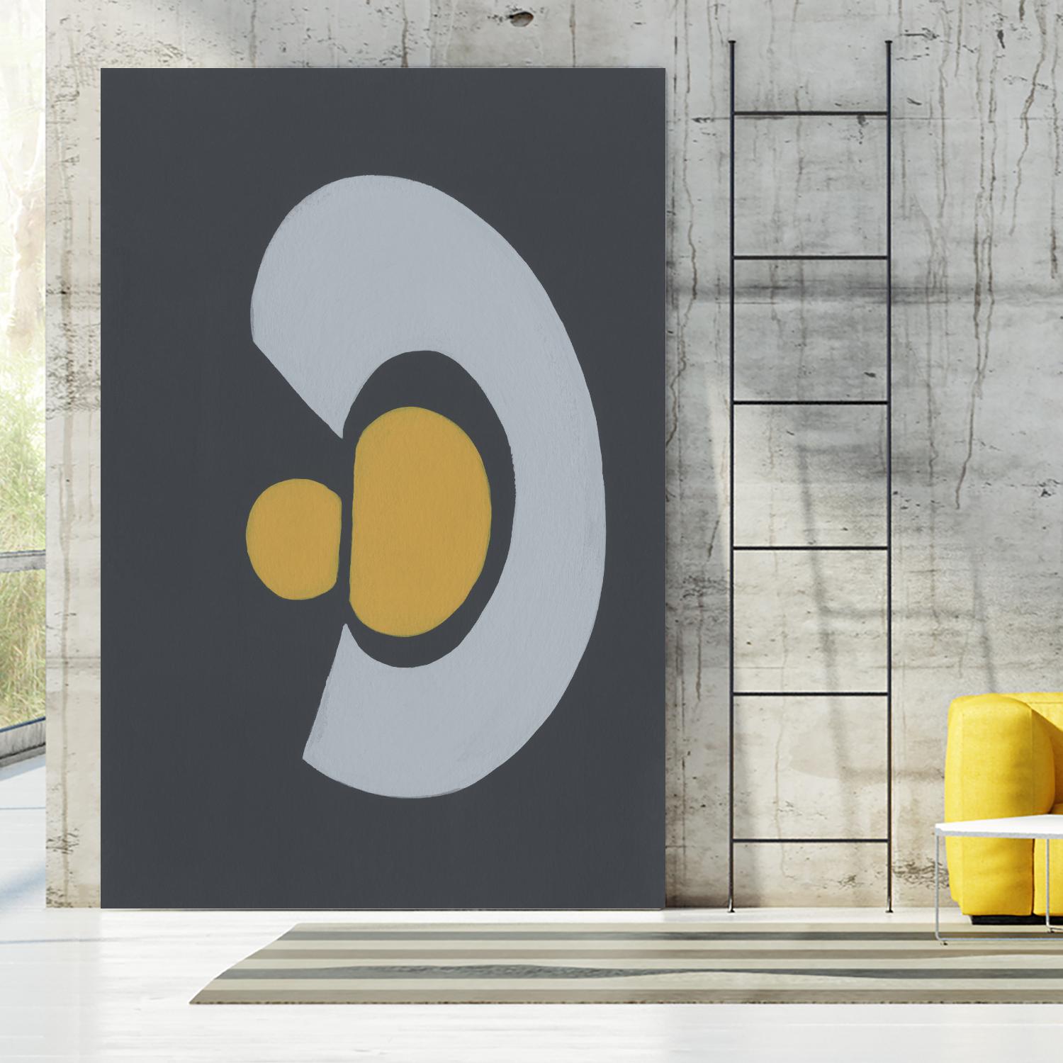 Quaternary Trilogy IV by Regina Moore on GIANT ART - neutral abstract