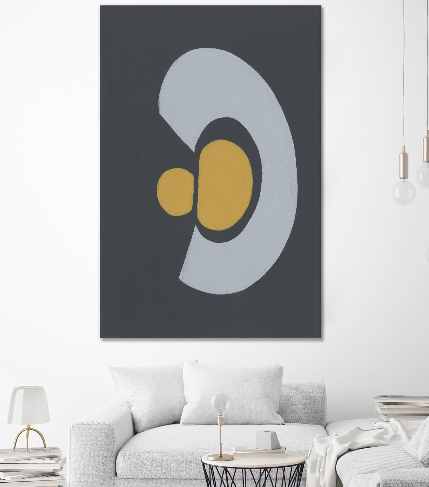 Quaternary Trilogy IV by Regina Moore on GIANT ART - neutral abstract