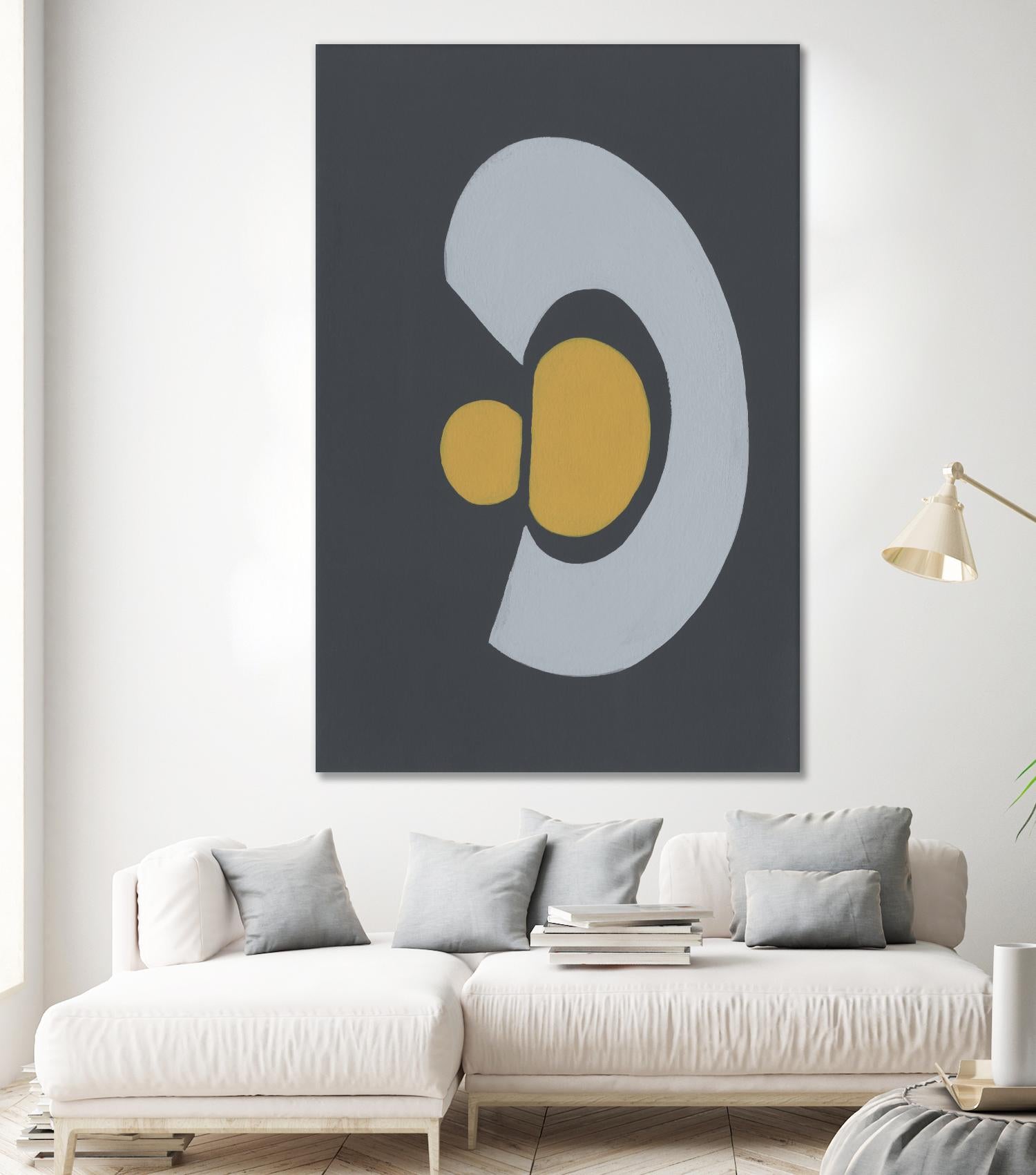 Quaternary Trilogy IV by Regina Moore on GIANT ART - neutral abstract