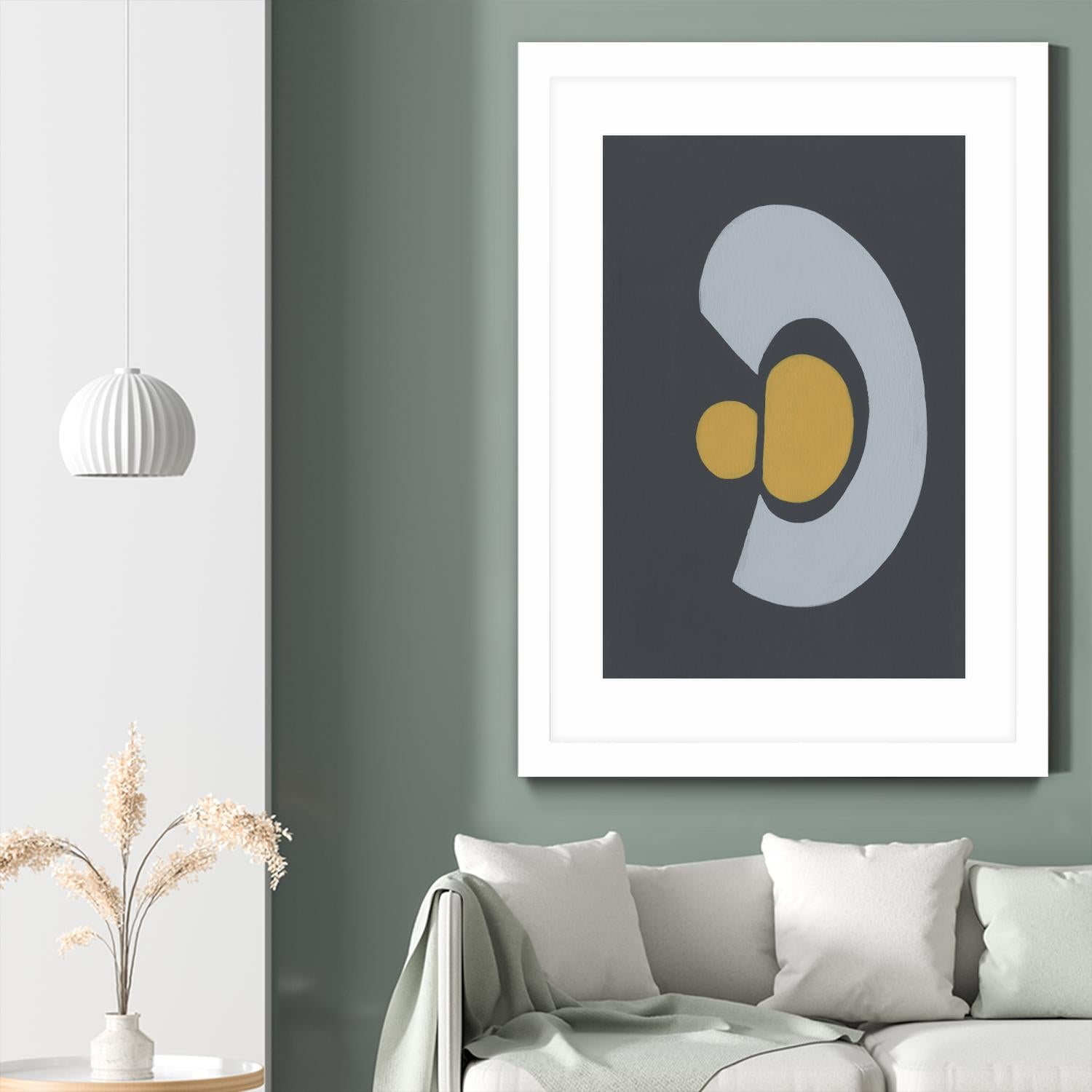 Quaternary Trilogy IV by Regina Moore on GIANT ART - neutral abstract