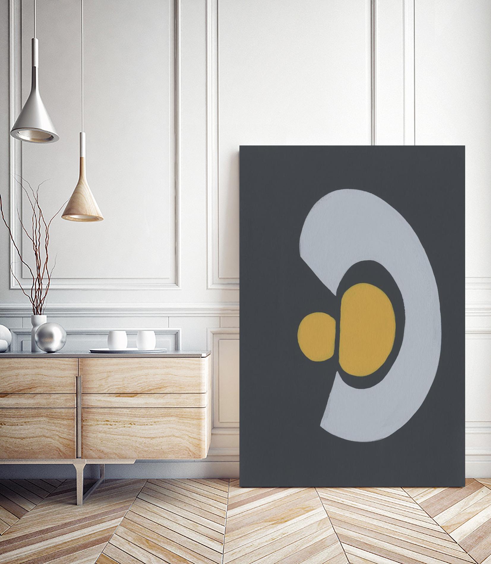 Quaternary Trilogy IV by Regina Moore on GIANT ART - neutral abstract