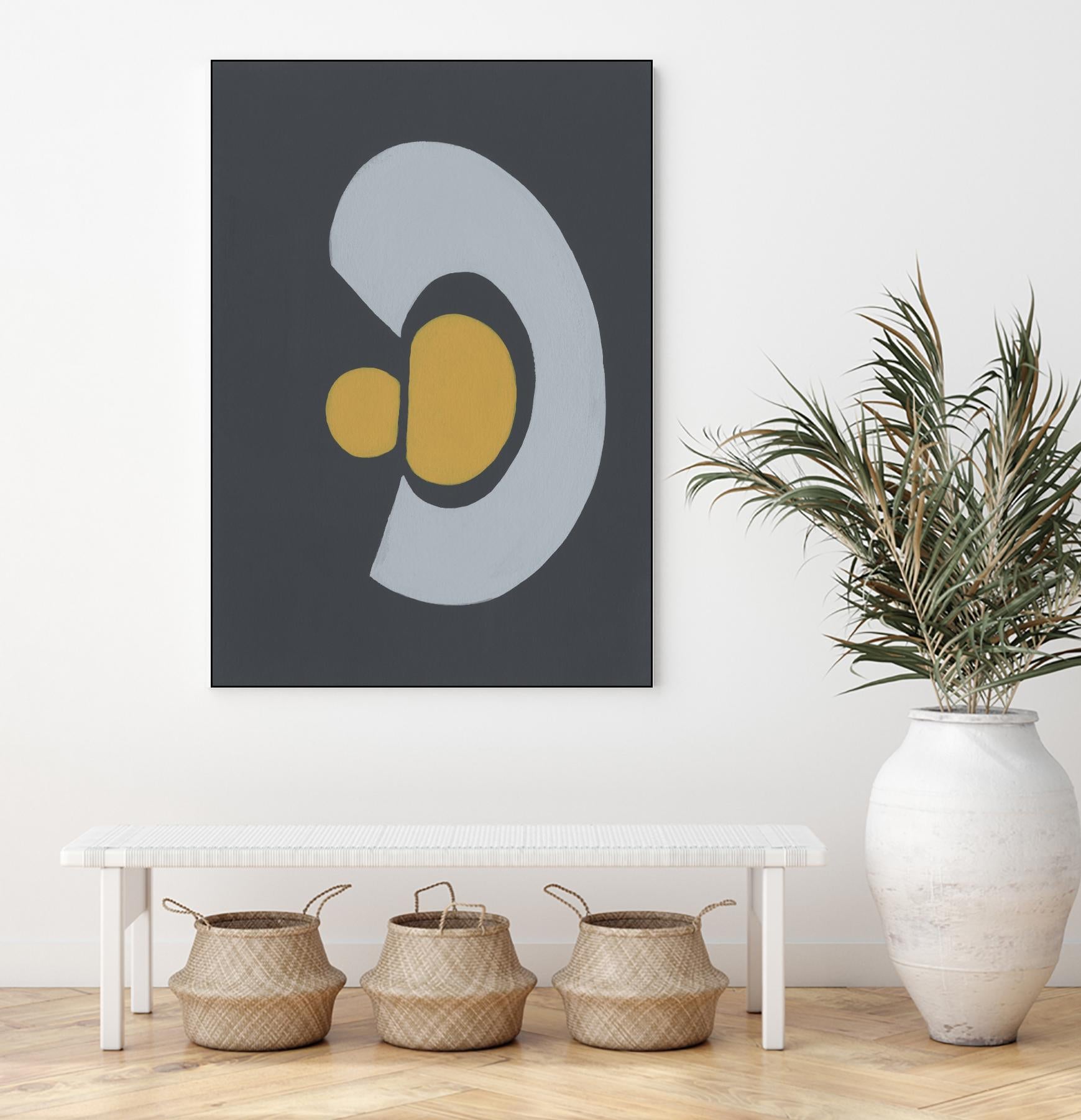 Quaternary Trilogy IV by Regina Moore on GIANT ART - neutral abstract