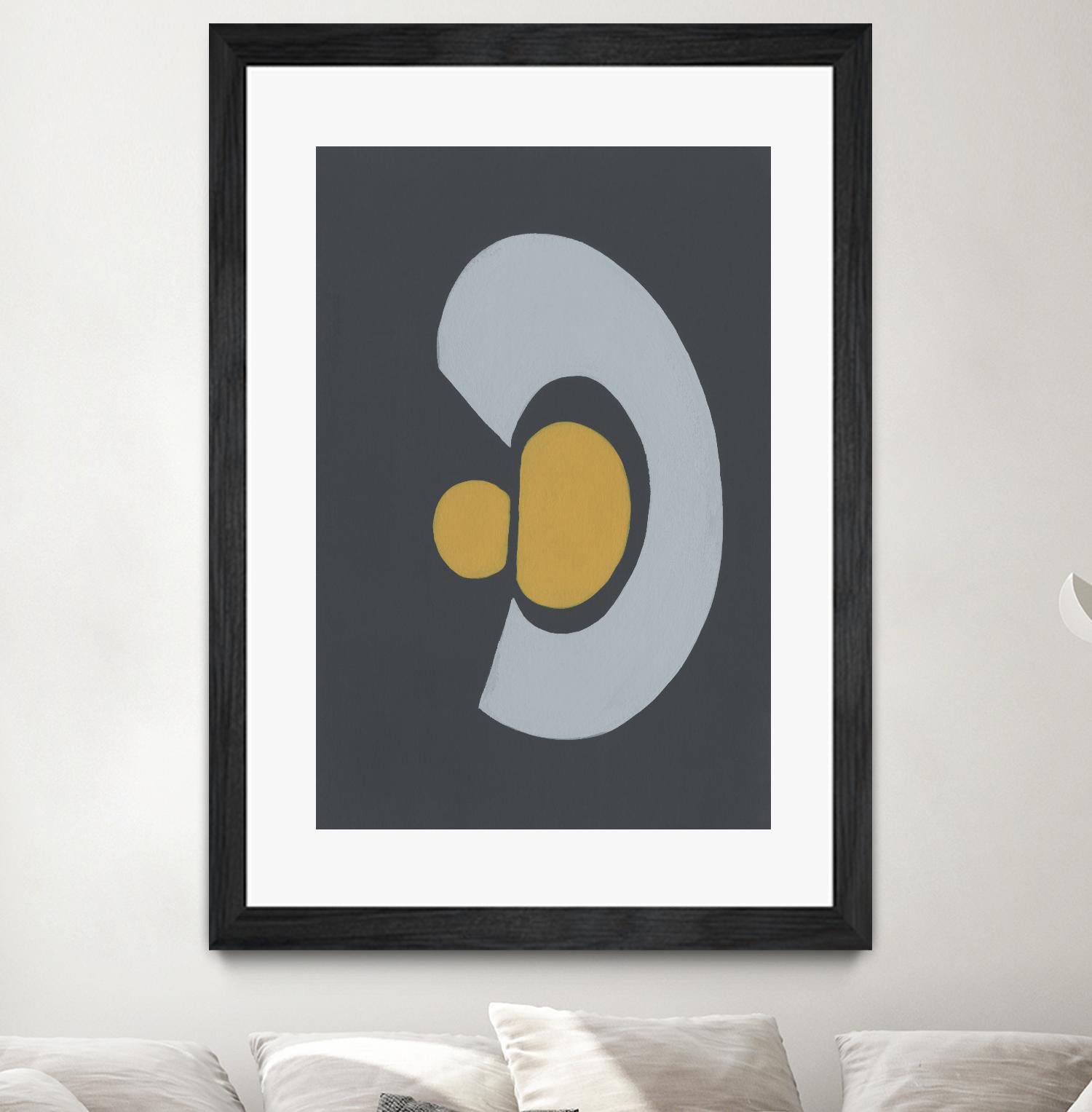 Quaternary Trilogy IV by Regina Moore on GIANT ART - neutral abstract