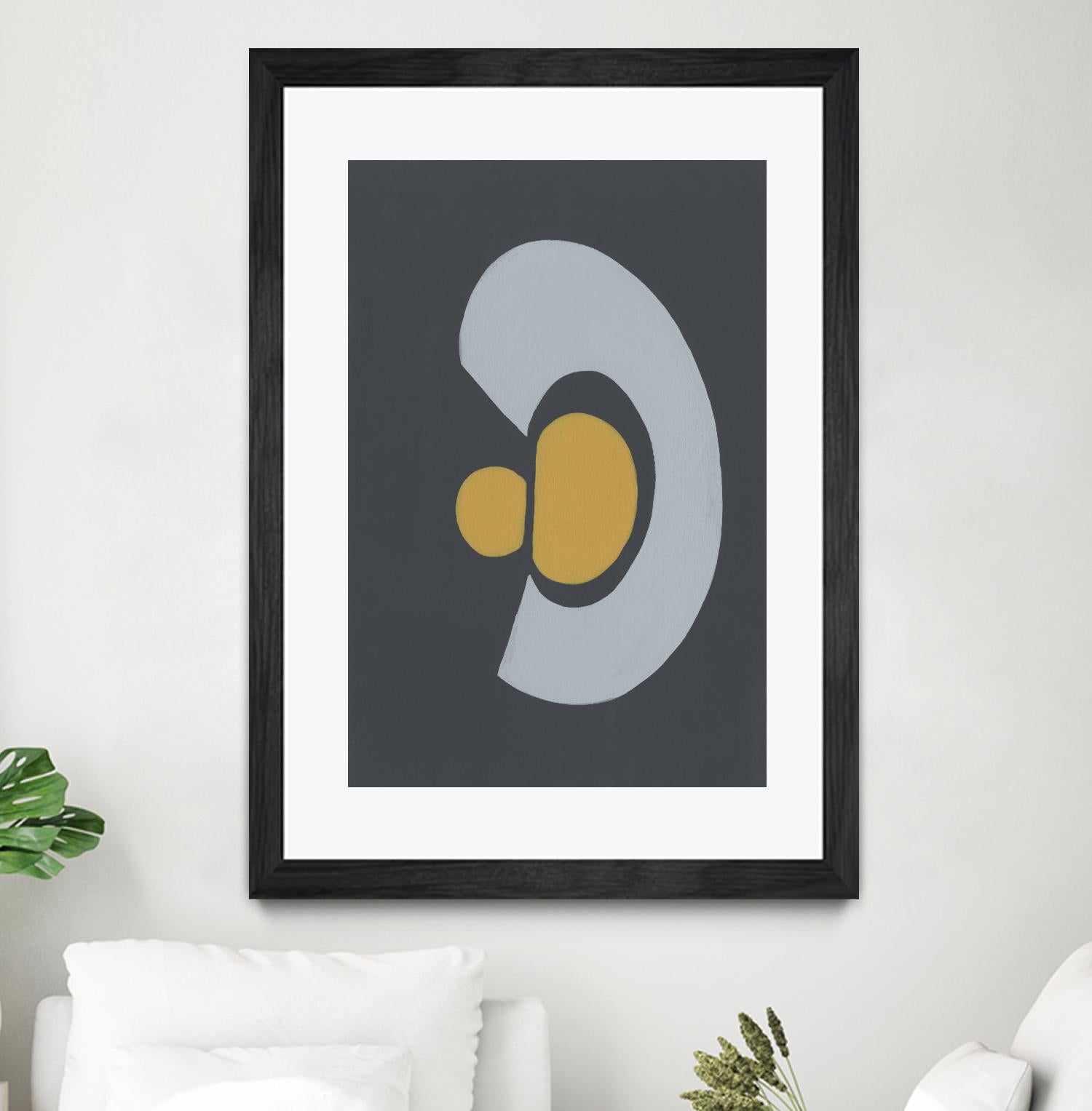 Quaternary Trilogy IV by Regina Moore on GIANT ART - neutral abstract