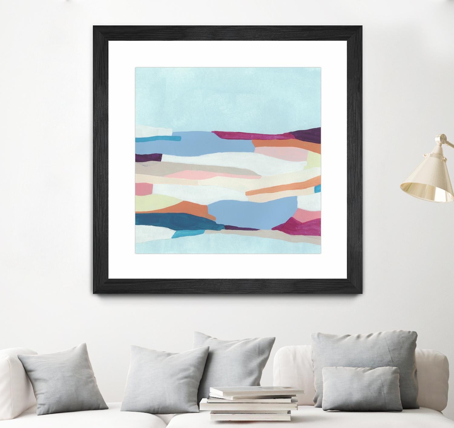 UA Stratascape I by June Erica Vess on GIANT ART - blue abstract