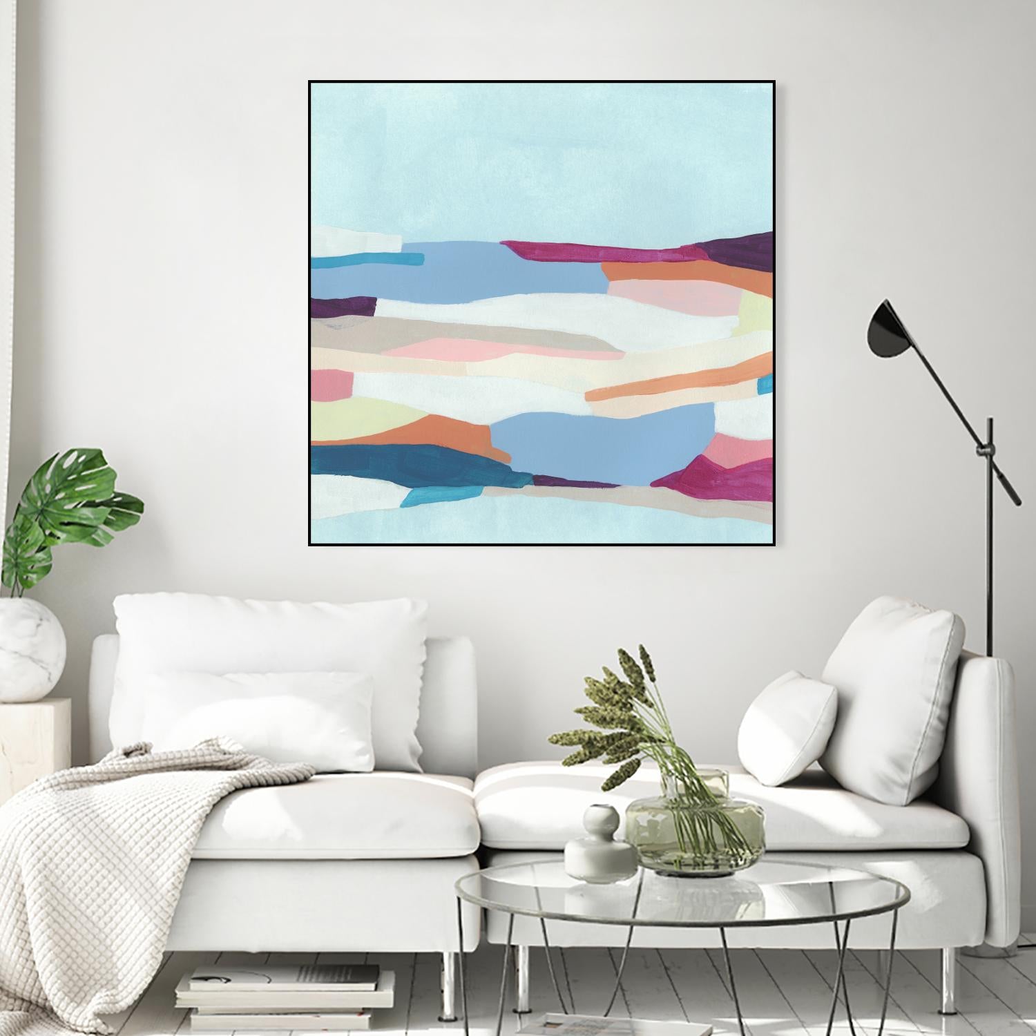 UA Stratascape I by June Erica Vess on GIANT ART - blue abstract