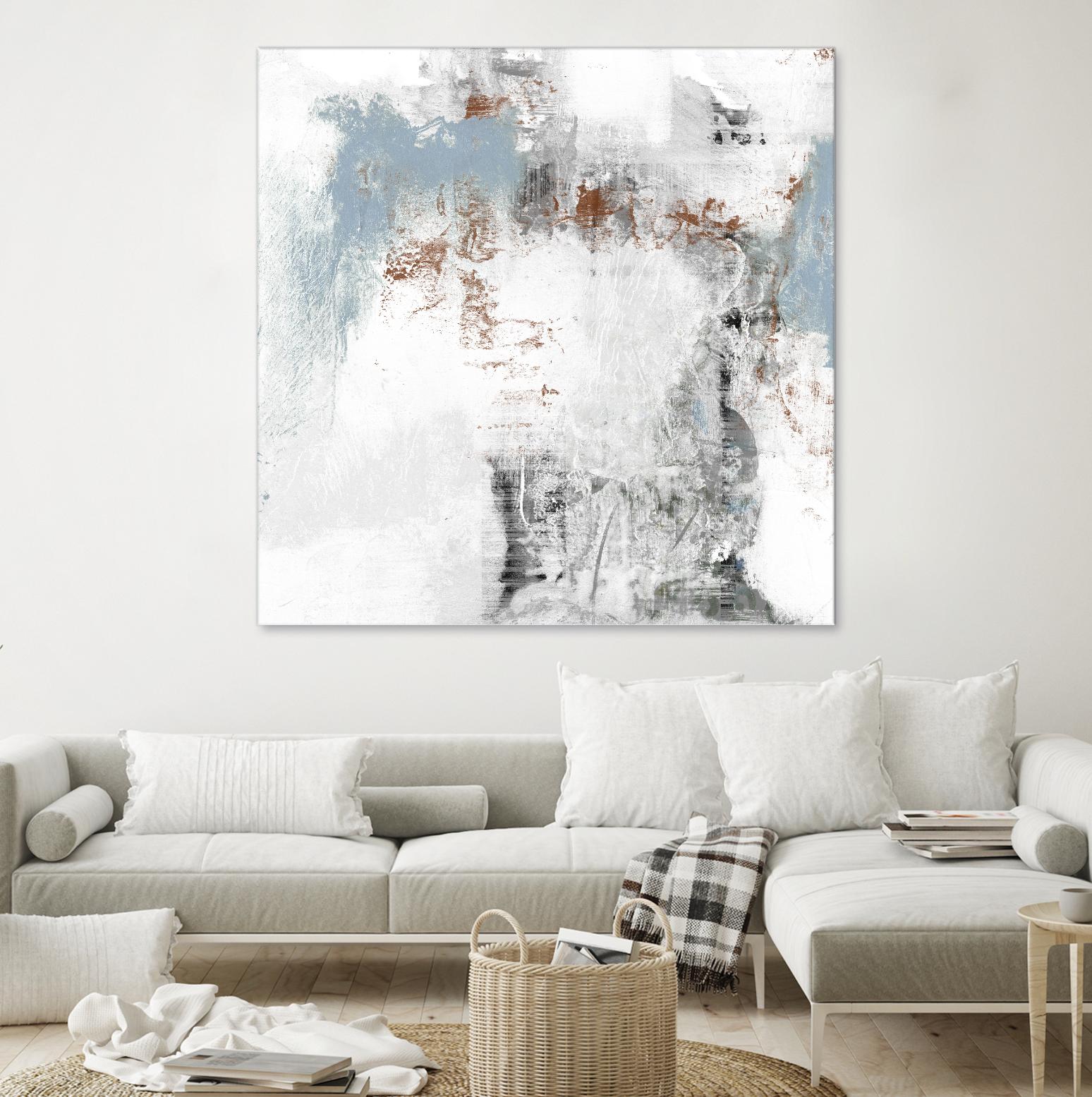 White Wash I by Jennifer Goldberger on GIANT ART - abstract