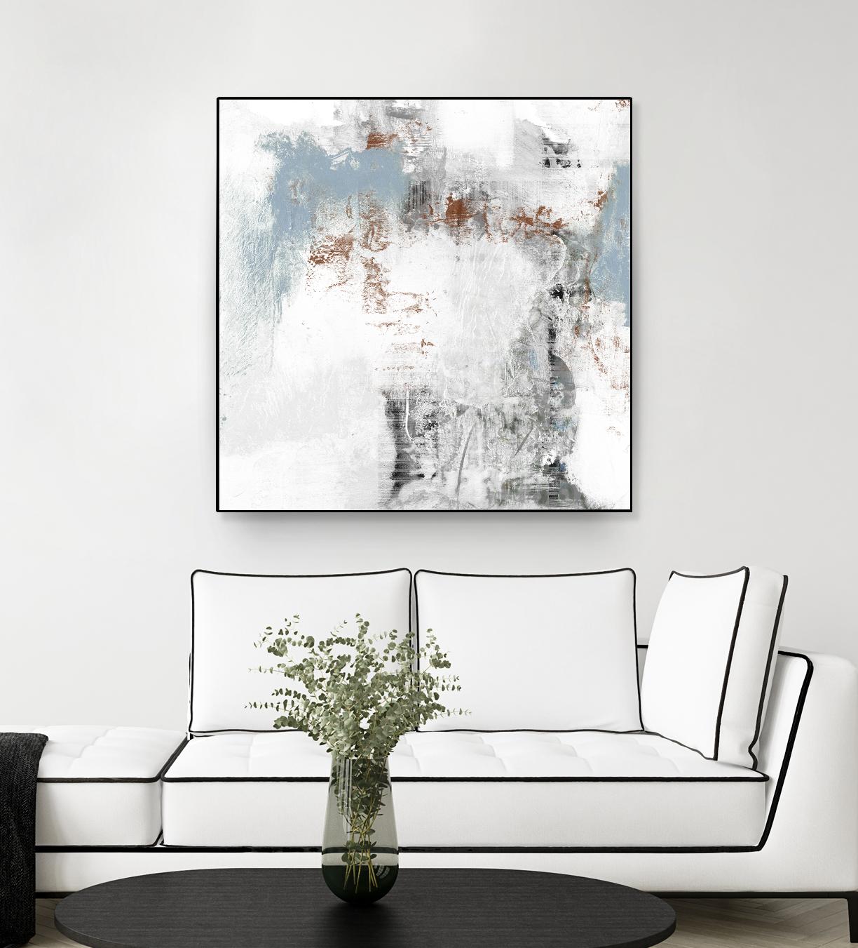 White Wash I by Jennifer Goldberger on GIANT ART - abstract