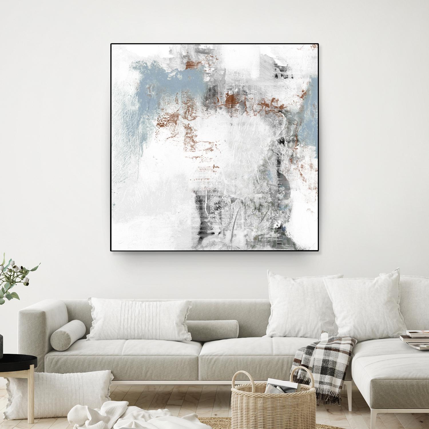 White Wash I by Jennifer Goldberger on GIANT ART - abstract
