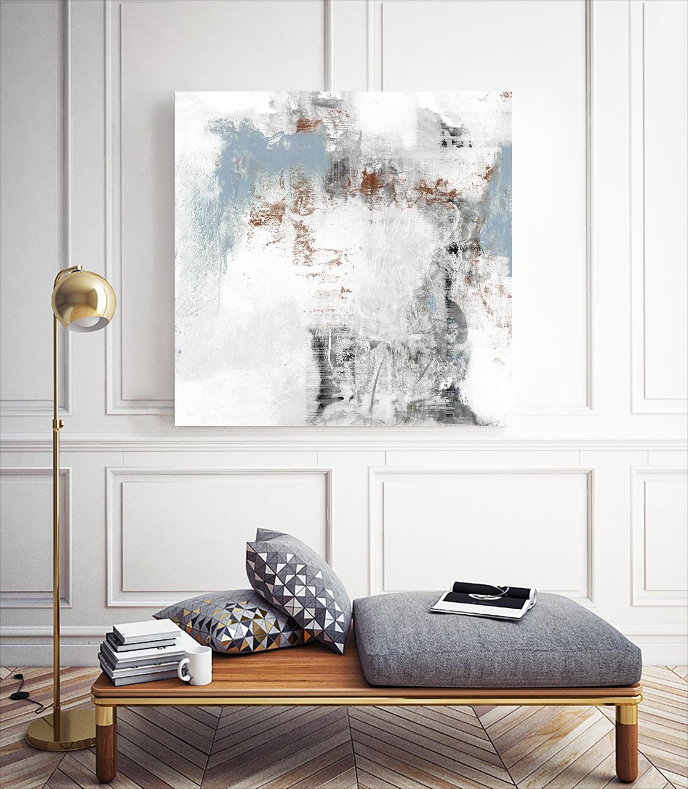 White Wash I by Jennifer Goldberger on GIANT ART - abstract