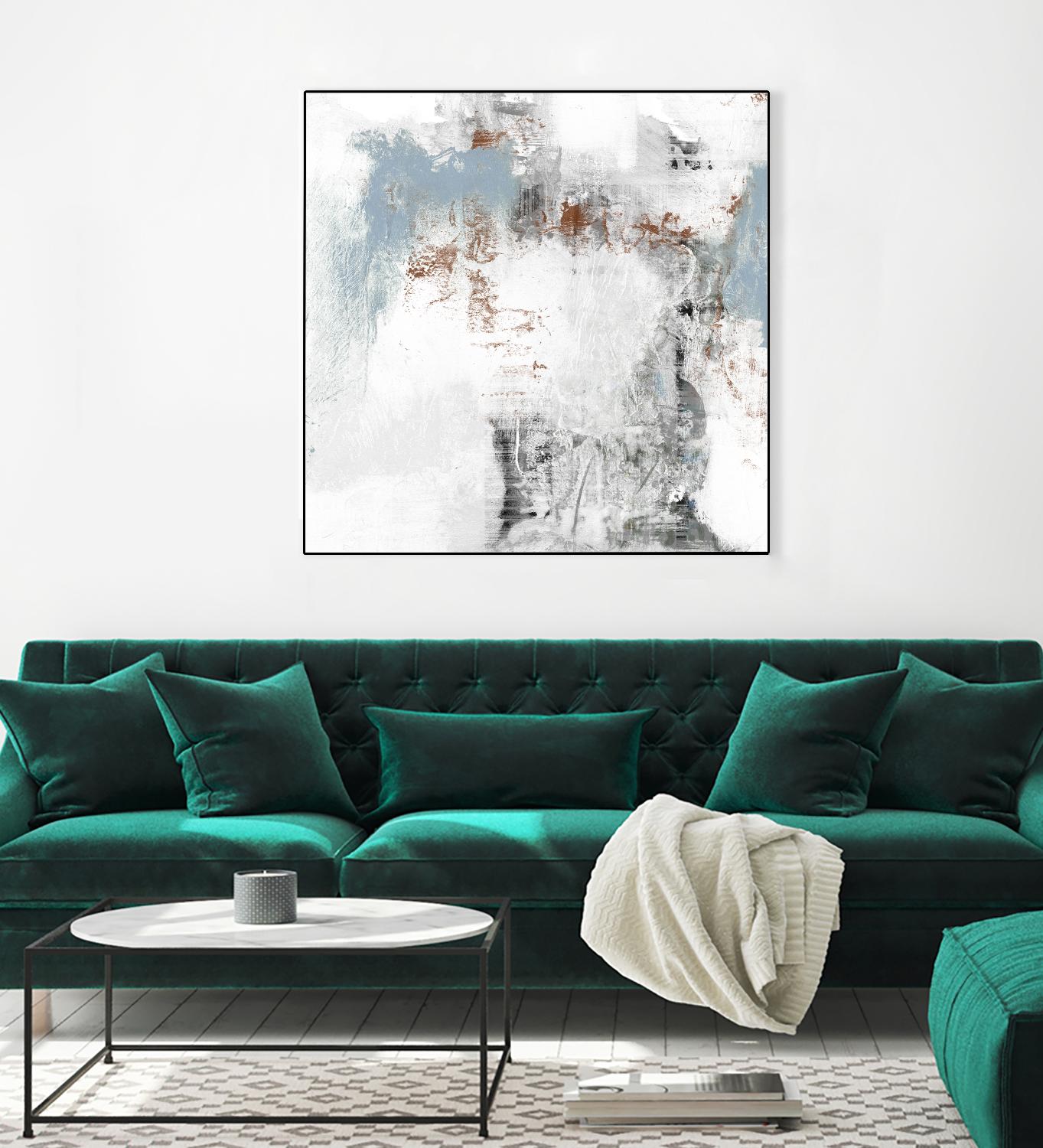 White Wash I by Jennifer Goldberger on GIANT ART - abstract