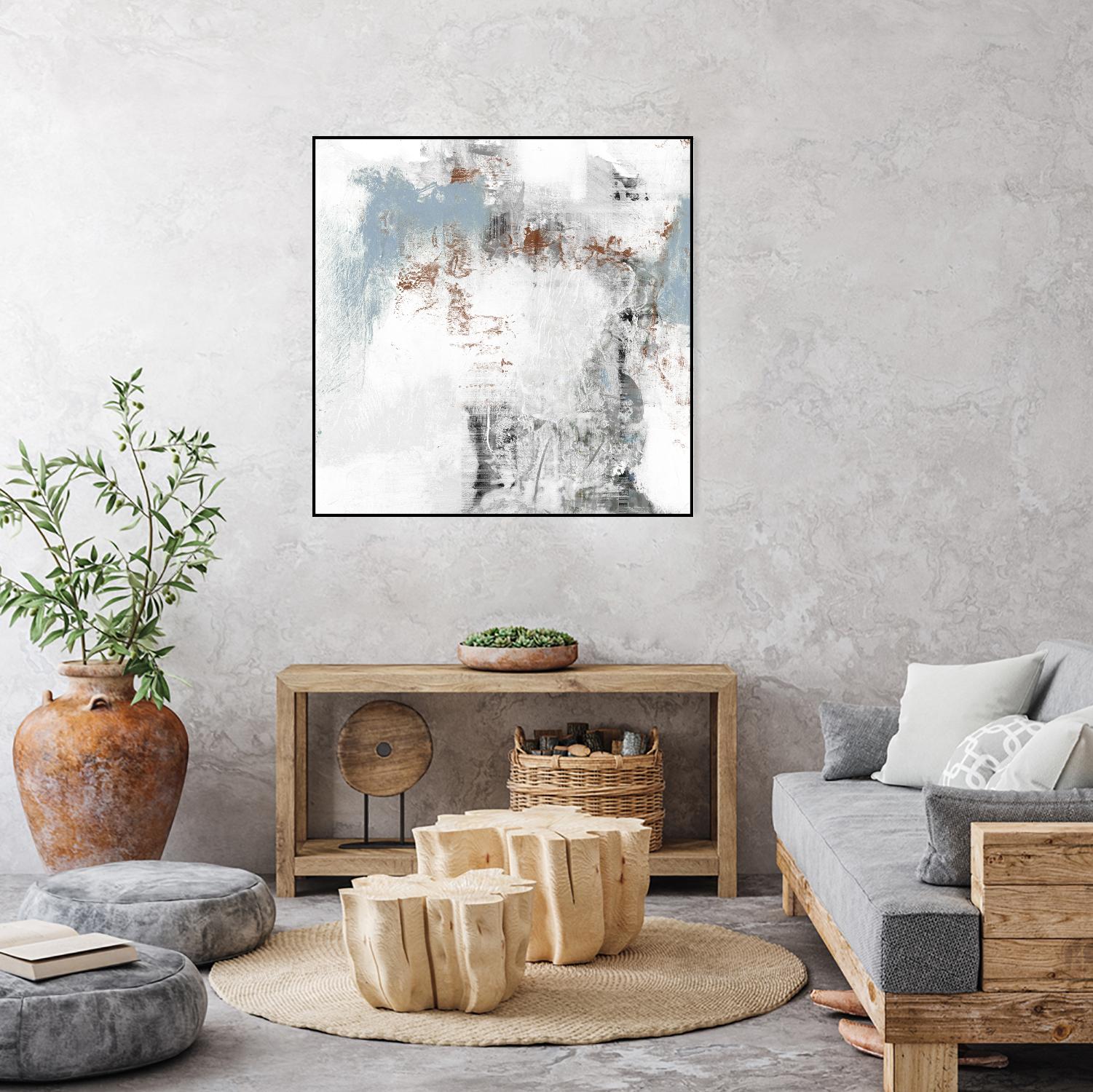 White Wash I by Jennifer Goldberger on GIANT ART - abstract