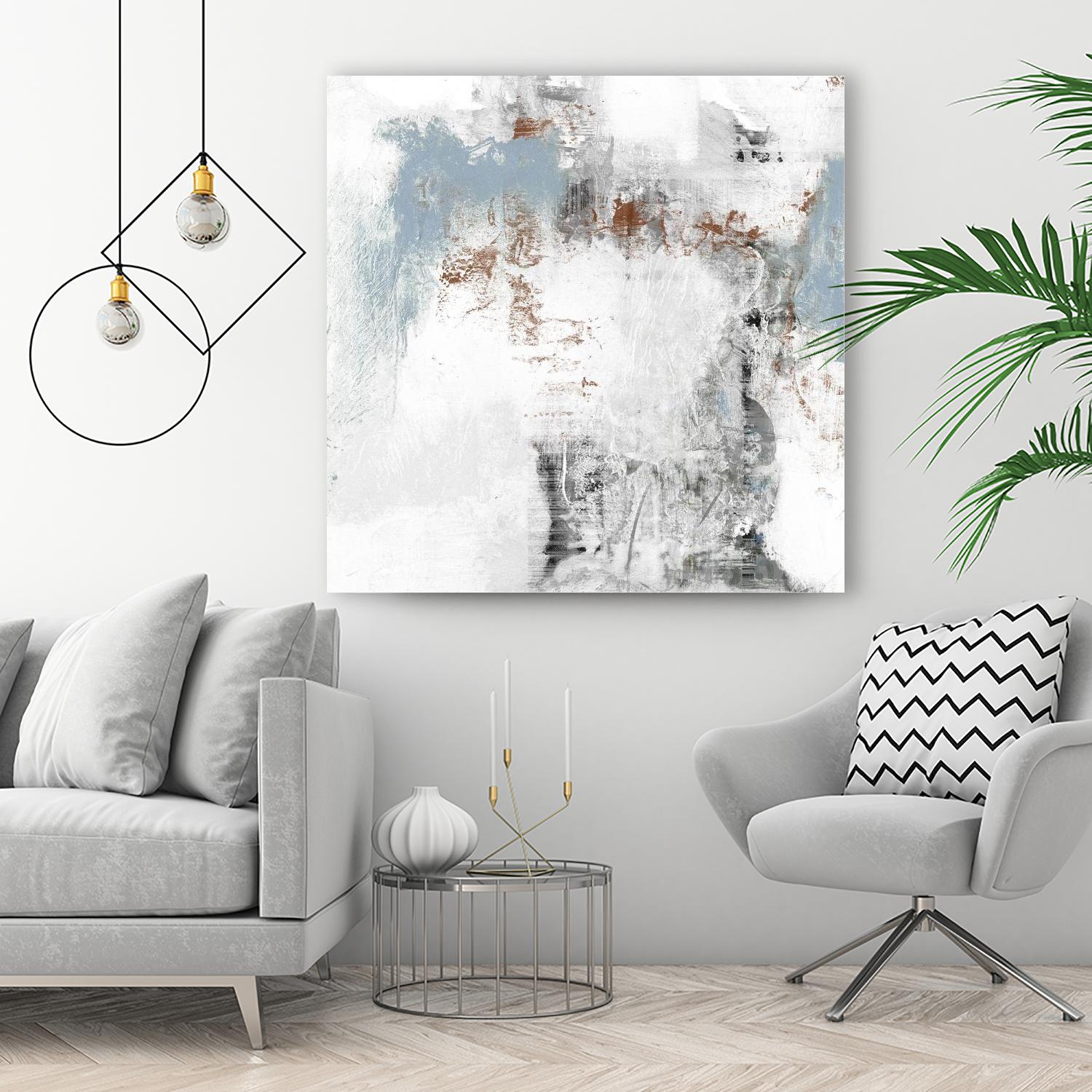 White Wash I by Jennifer Goldberger on GIANT ART - abstract