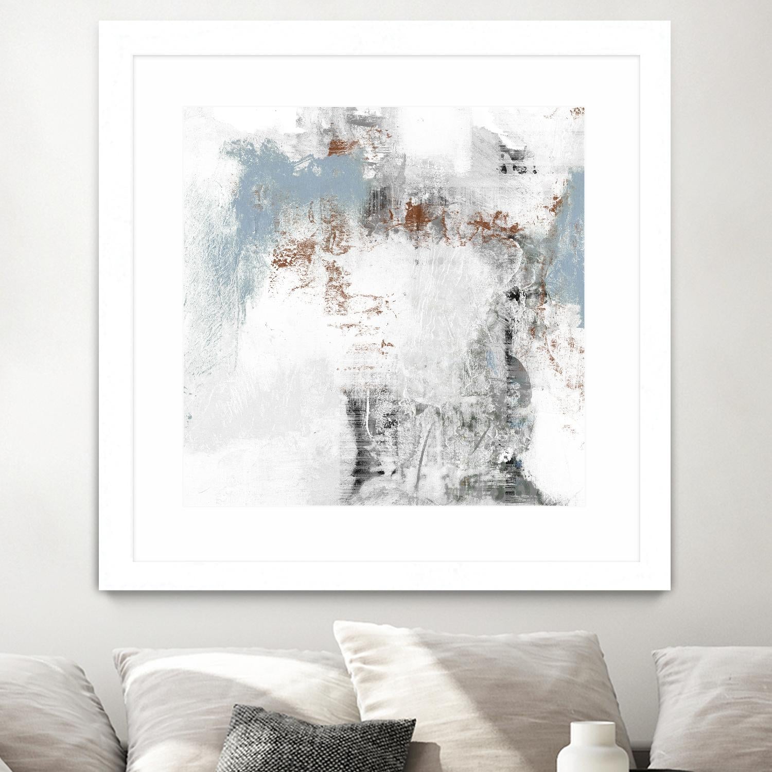 White Wash I by Jennifer Goldberger on GIANT ART - abstract