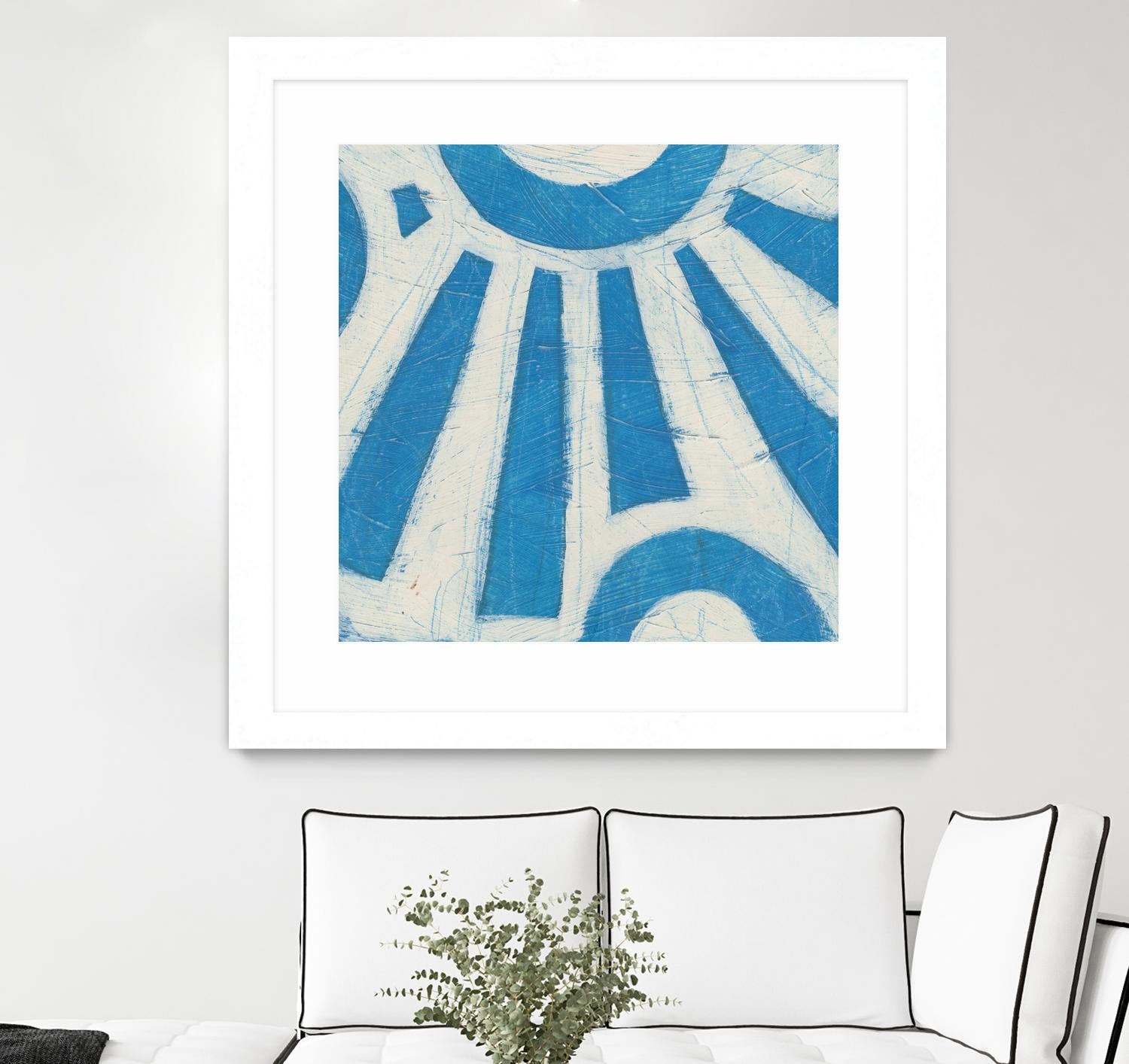 Spectrum Hieroglyph V by June Erica Vess on GIANT ART - blue abstract