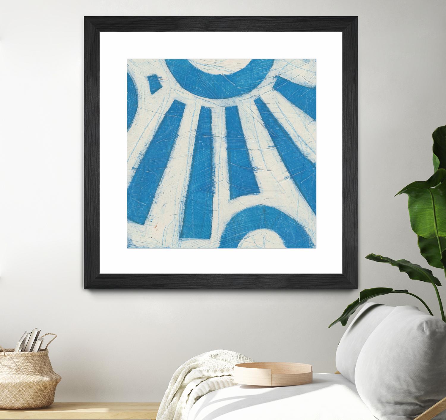 Spectrum Hieroglyph V by June Erica Vess on GIANT ART - blue abstract