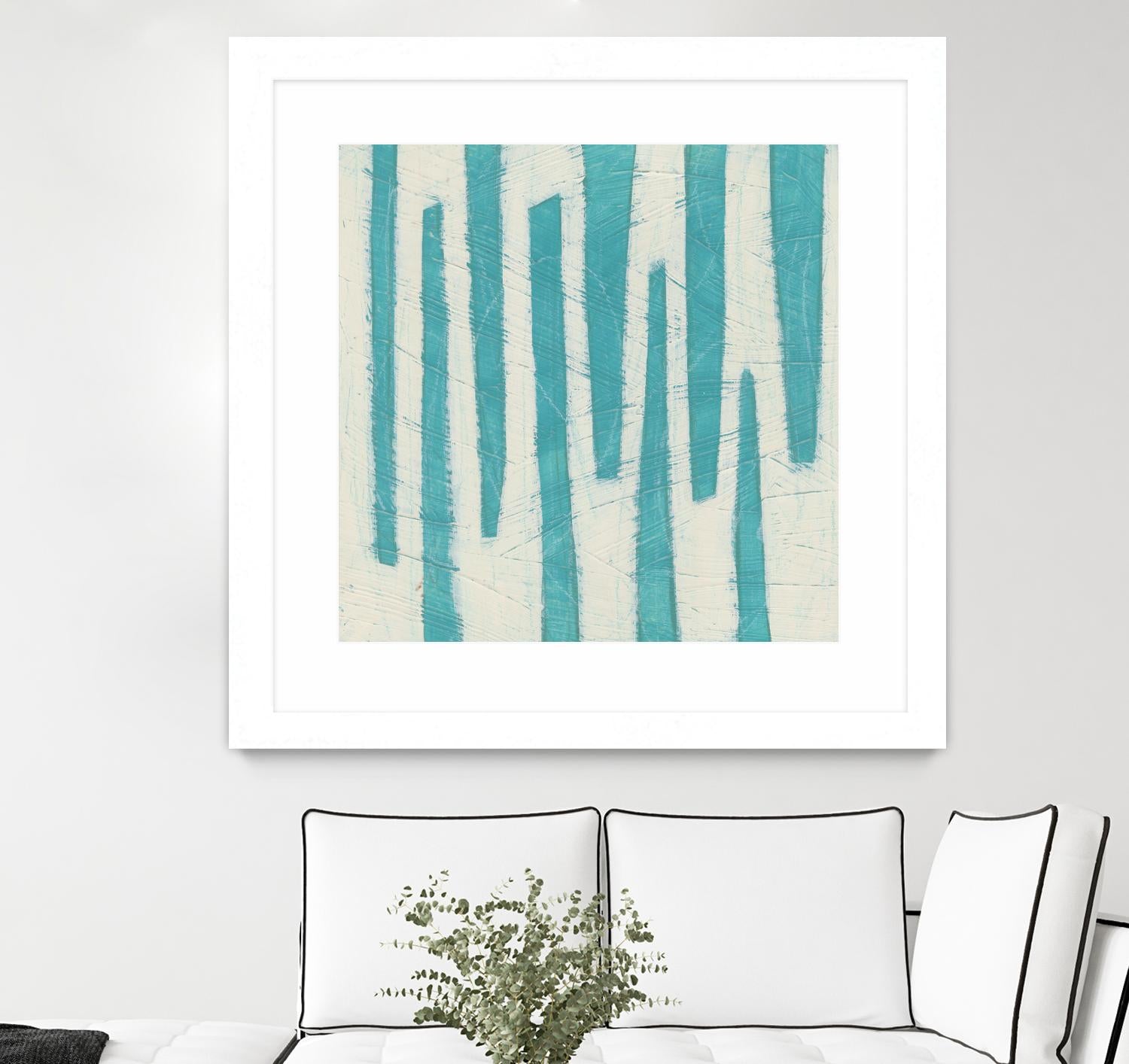 Spectrum Hieroglyph VII by June Erica Vess on GIANT ART - blue abstract